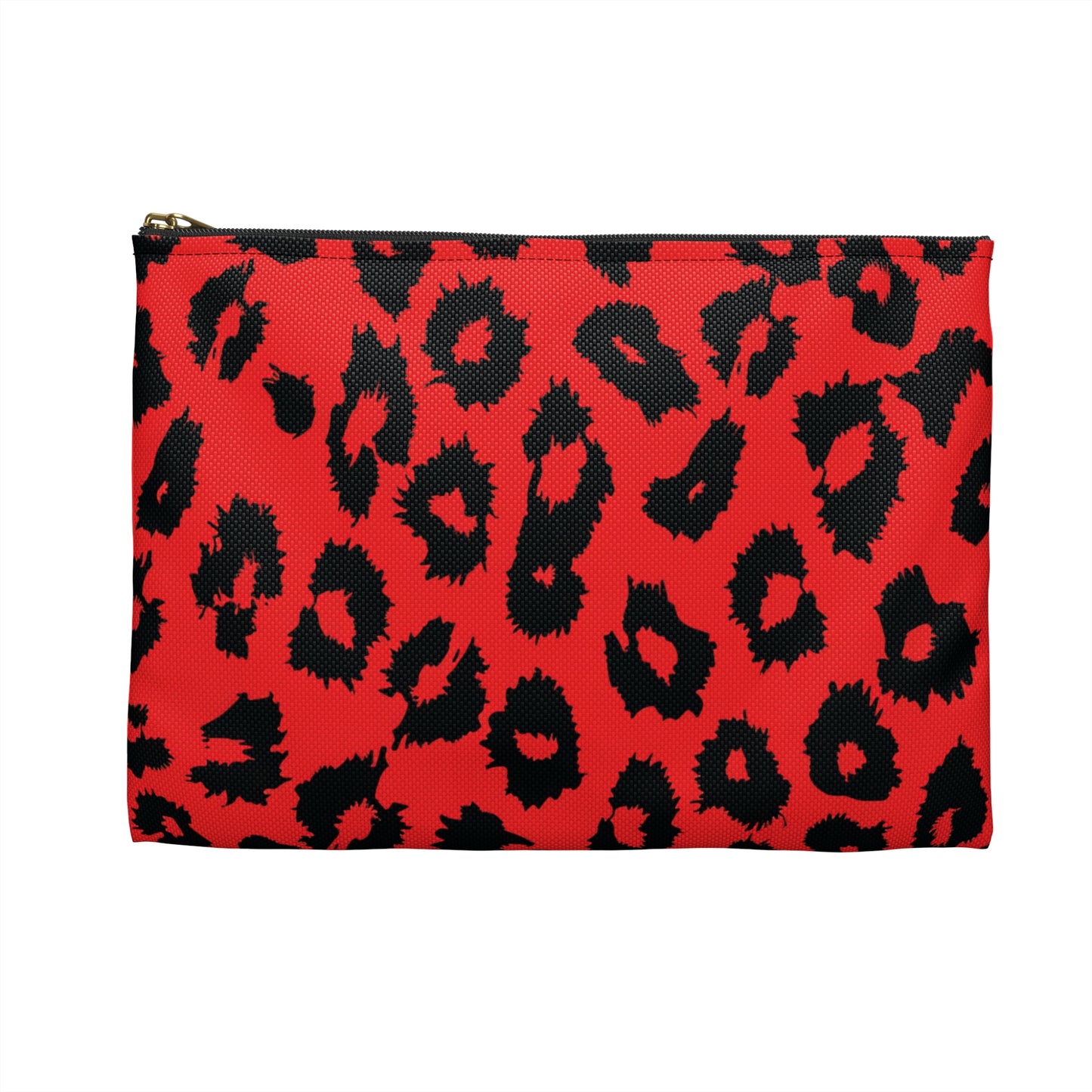 Bold Leopard Print Accessory Pouch, Makeup Bag, Travel Organizer, Clutch, Pencil Case, Gift for Her