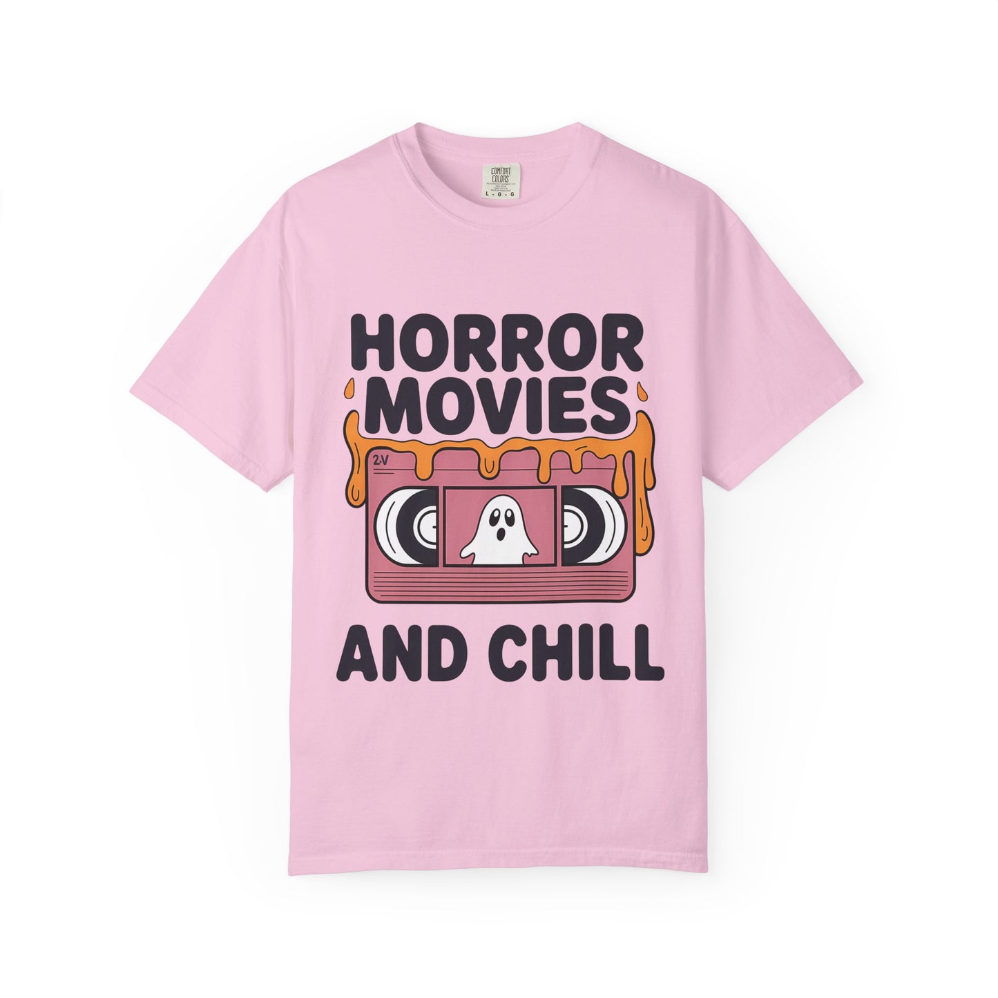 Horror Movies Chill T-Shirt - Perfect for Movie Nights, Halloween Parties, Gifts for Film Lovers, Unisex Tee