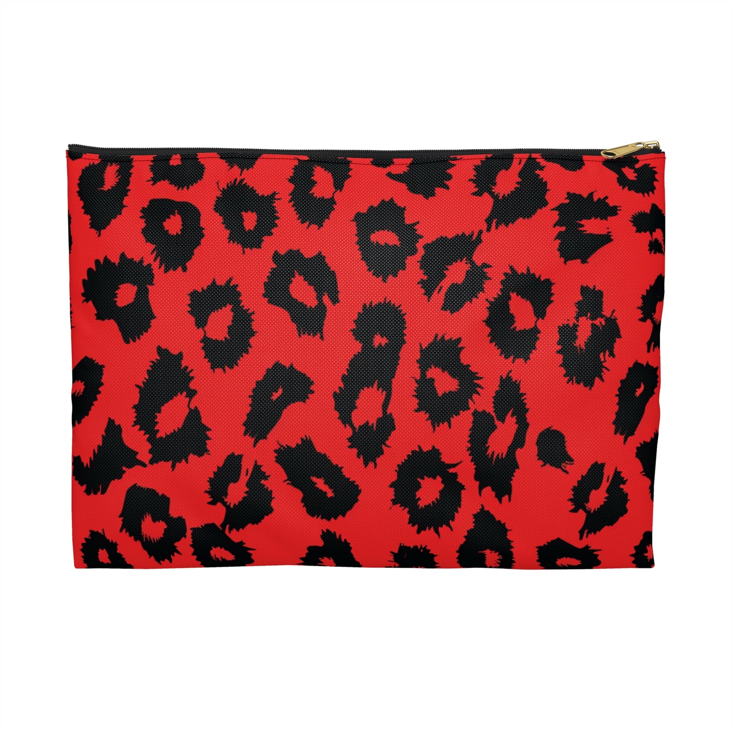 Bold Leopard Print Accessory Pouch, Makeup Bag, Travel Organizer, Clutch, Pencil Case, Gift for Her