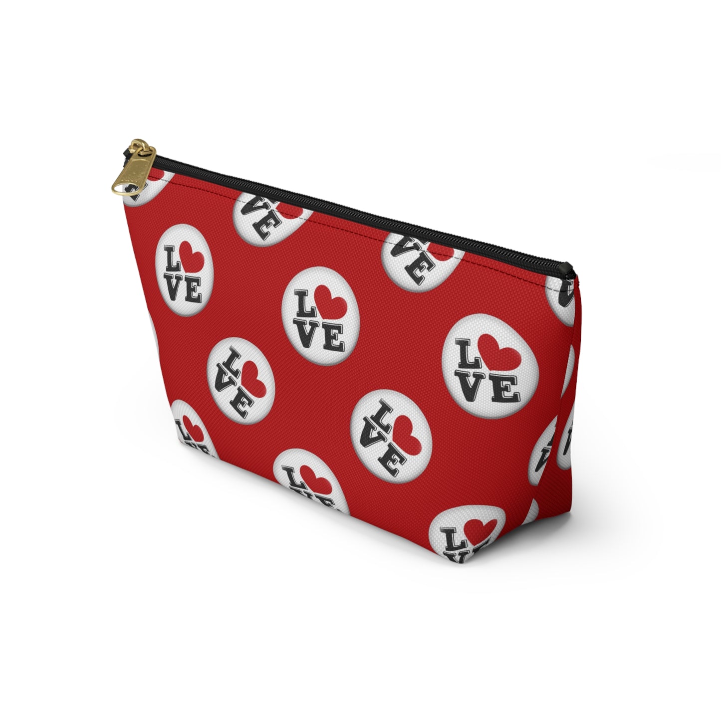 Love-Themed Accessory Pouch, Fun Makeup Bag, Perfect Gift for Valentine's Day, Wedding, Party Favors, Travel Organizer