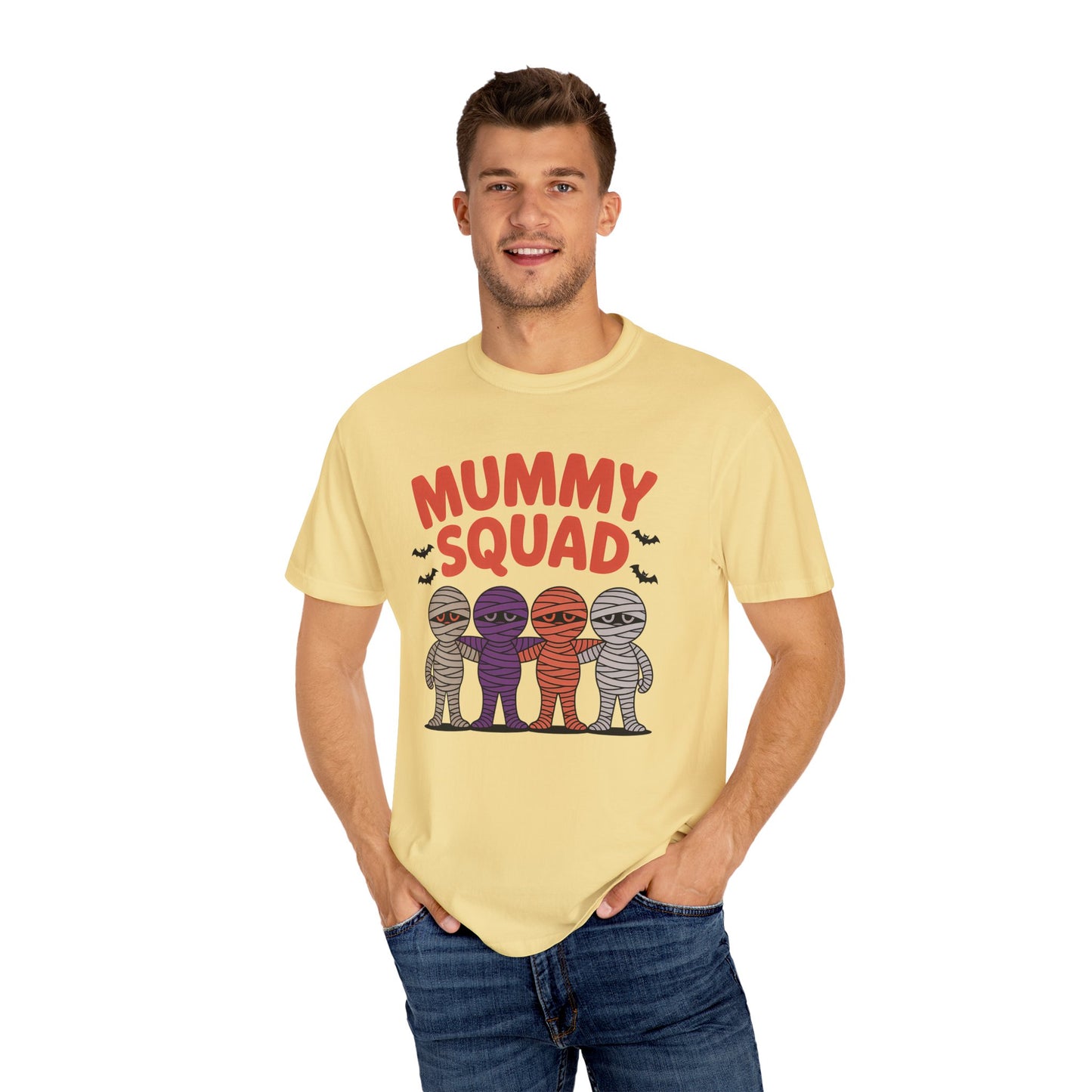 Mummy Squad Unisex T-shirt | Halloween Tee, Mummy Themed Shirt, Spooky Squad Shirt, Fall Festival Shirt, Fun Family Costume
