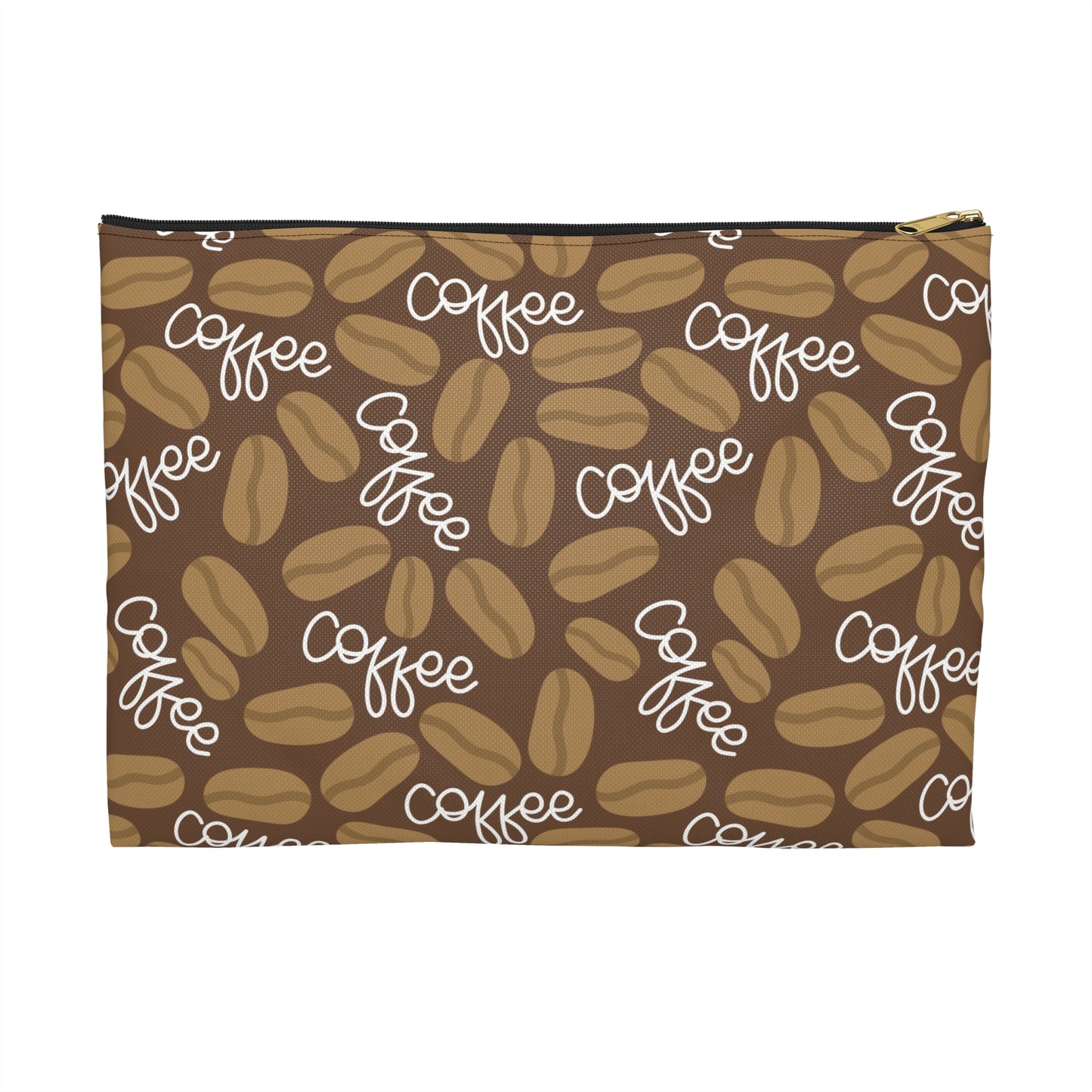 Coffee Lover's Accessory Pouch | Cute Cosmetic Bag, Coffee-themed Organizer, Best Gift for Baristas, Birthdays, or Coffee Lovers