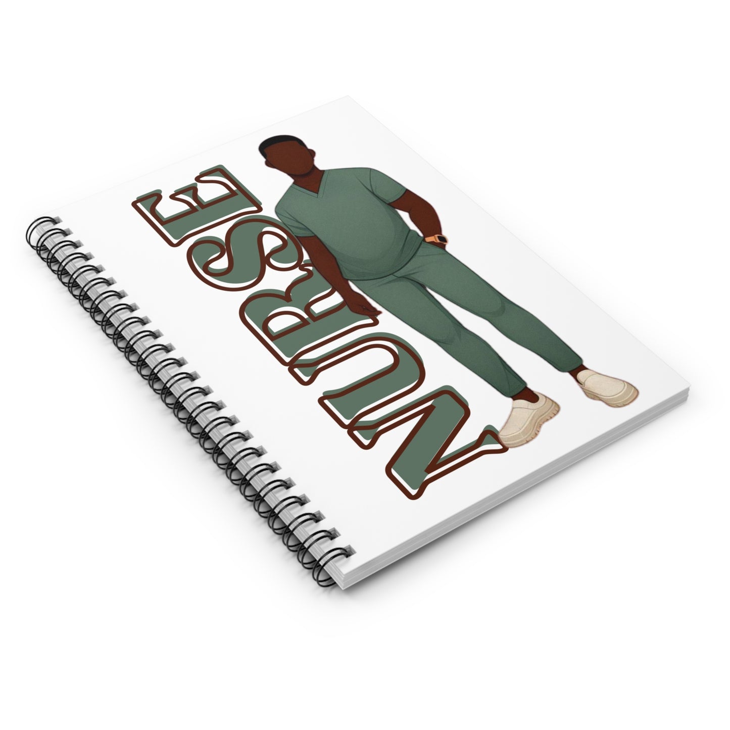 Nurse-themed Spiral Notebook - Perfect for Healthcare Professionals
