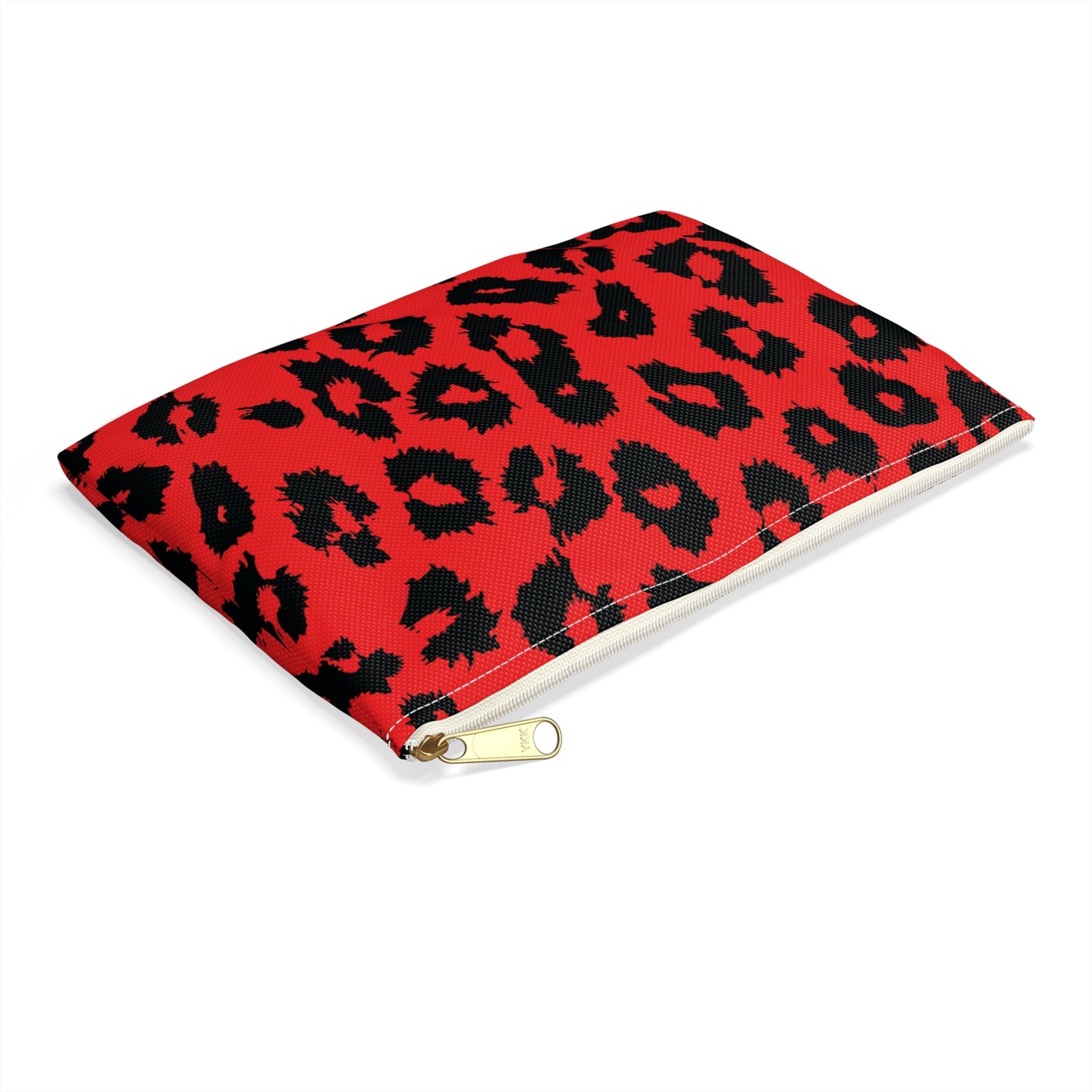 Bold Leopard Print Accessory Pouch, Makeup Bag, Travel Organizer, Clutch, Pencil Case, Gift for Her
