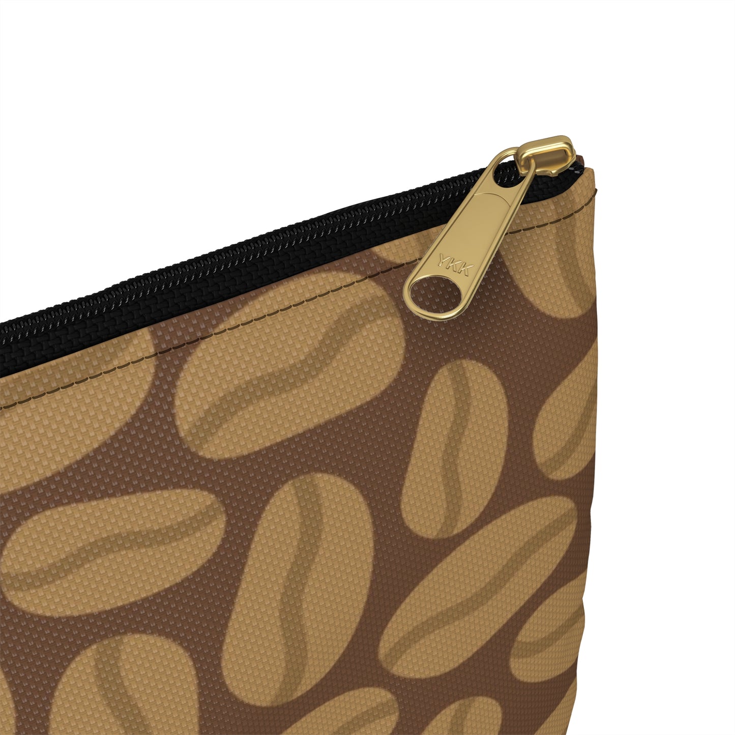Coffee Bean Accessory Pouch – Perfect Gift for Coffee Lovers, Makeup Bag, Travel Organizer, Festival Essentials, Eco-Friendly Storage
