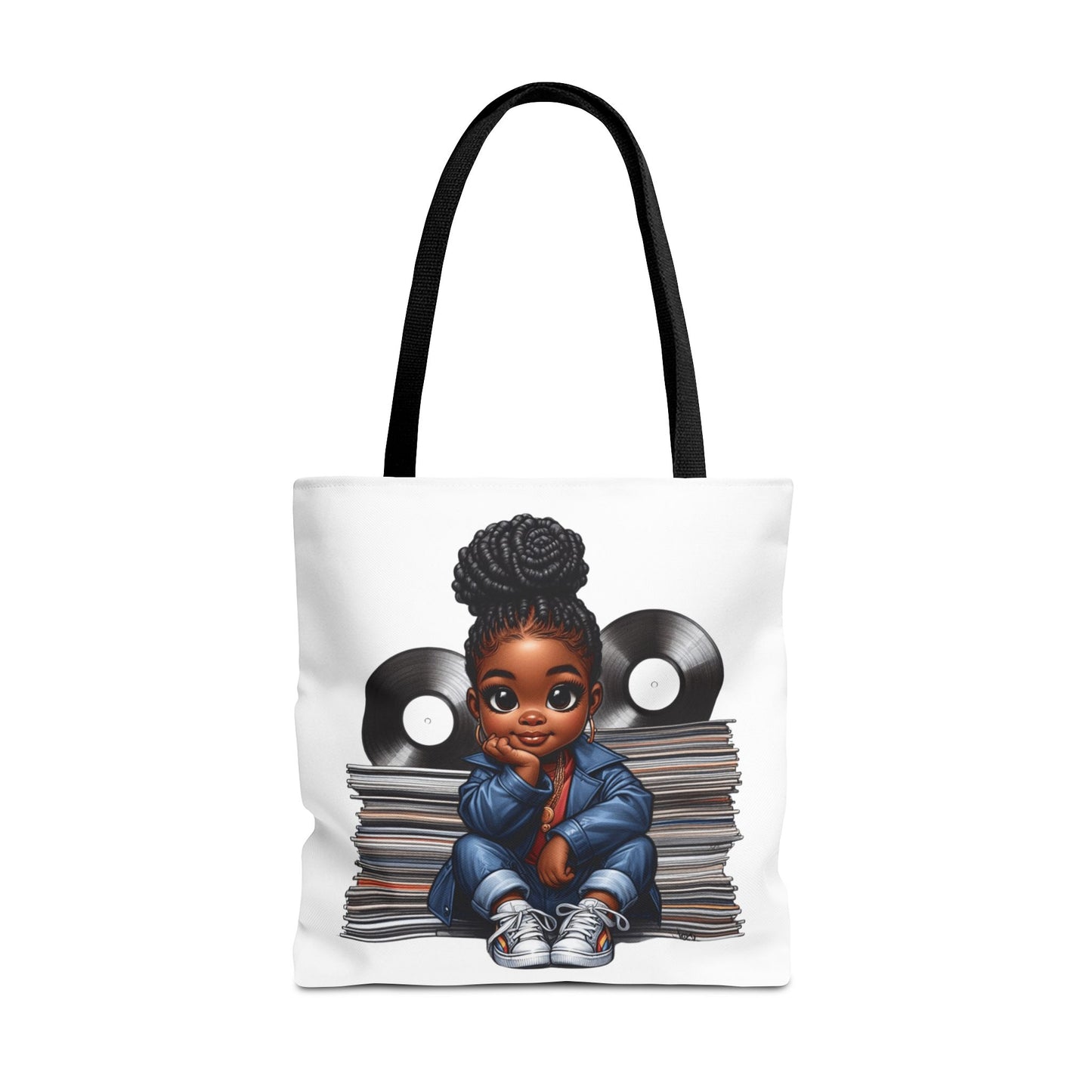 Vinyl Vibes Tote Bag - Perfect for Music Lovers, Record Enthusiasts, Gifts for Her, Shopping, and Everyday Use