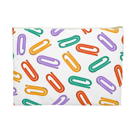 Colorful Paperclip Accessory Pouch | Fun Office Supplies, Organizing, Gift for Students, Back to School, Creative Storage