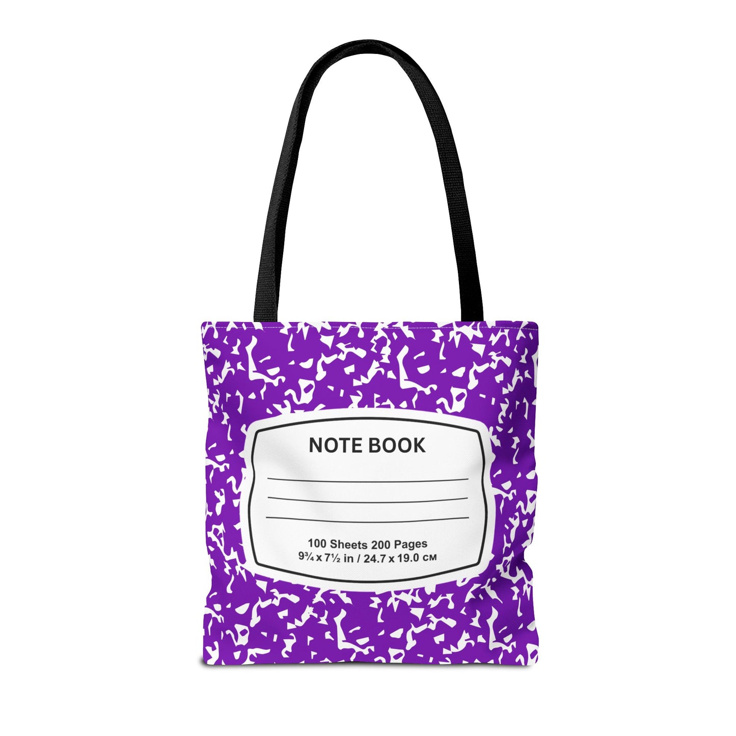 Teacher Tote Bag, School Bag, Back-to-School Accessory, Teacher Gift, Stylish Notebook Tote, Fashionable Classroom Essential, Purple