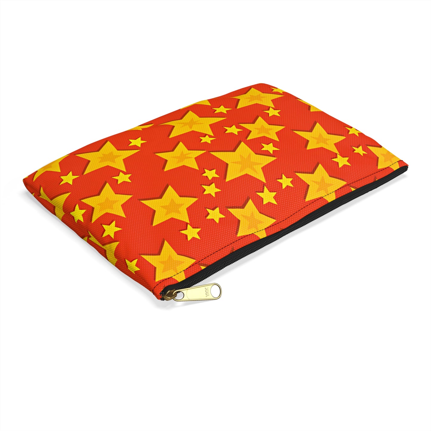 Vibrant Star Printed Accessory Pouch, Colorful Makeup Bag, Fun Travel Organizer, Cute Gift, Star-Themed Accessories