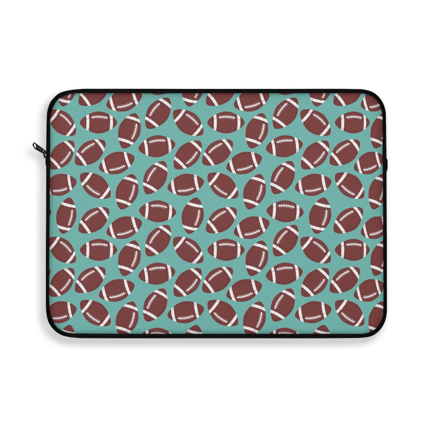 Football Pattern Laptop Sleeve, Sports Tech Case, Gamer Gift, Back to School Accessories, Tech Organizer, Birthday Present