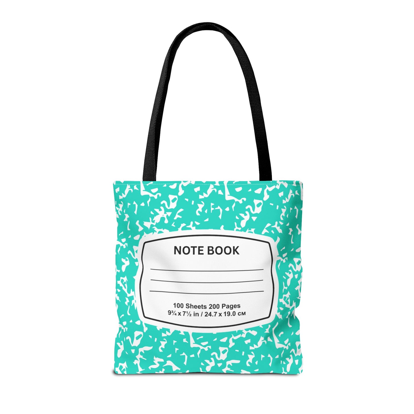 Teacher Tote Bag, School Bag, Back-to-School Accessory, Teacher Gift, Stylish Notebook Tote, Fashionable Classroom Essential, Teal
