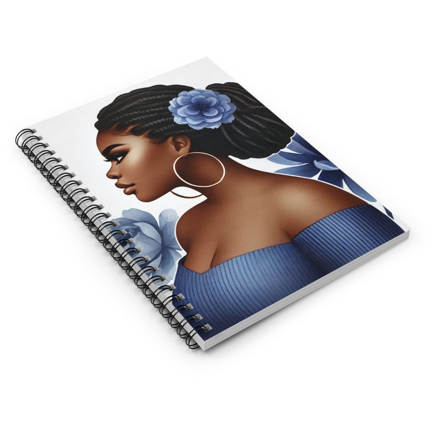 Beautifully Illustrated Spiral Notebook - Ruled Lines, Perfect for Journaling and Note-Taking