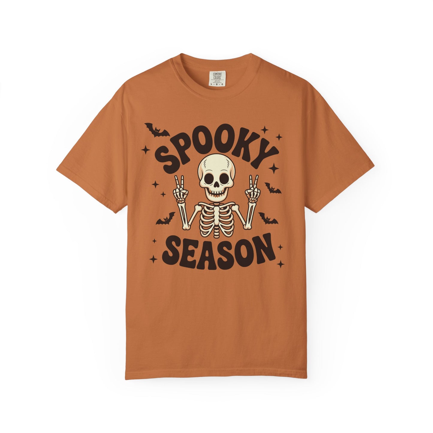 Spooky Season Skeleton T-Shirt, Halloween Tee, Unisex Graphic Shirt, Casual Fall Apparel, Gifts for Halloween Lovers