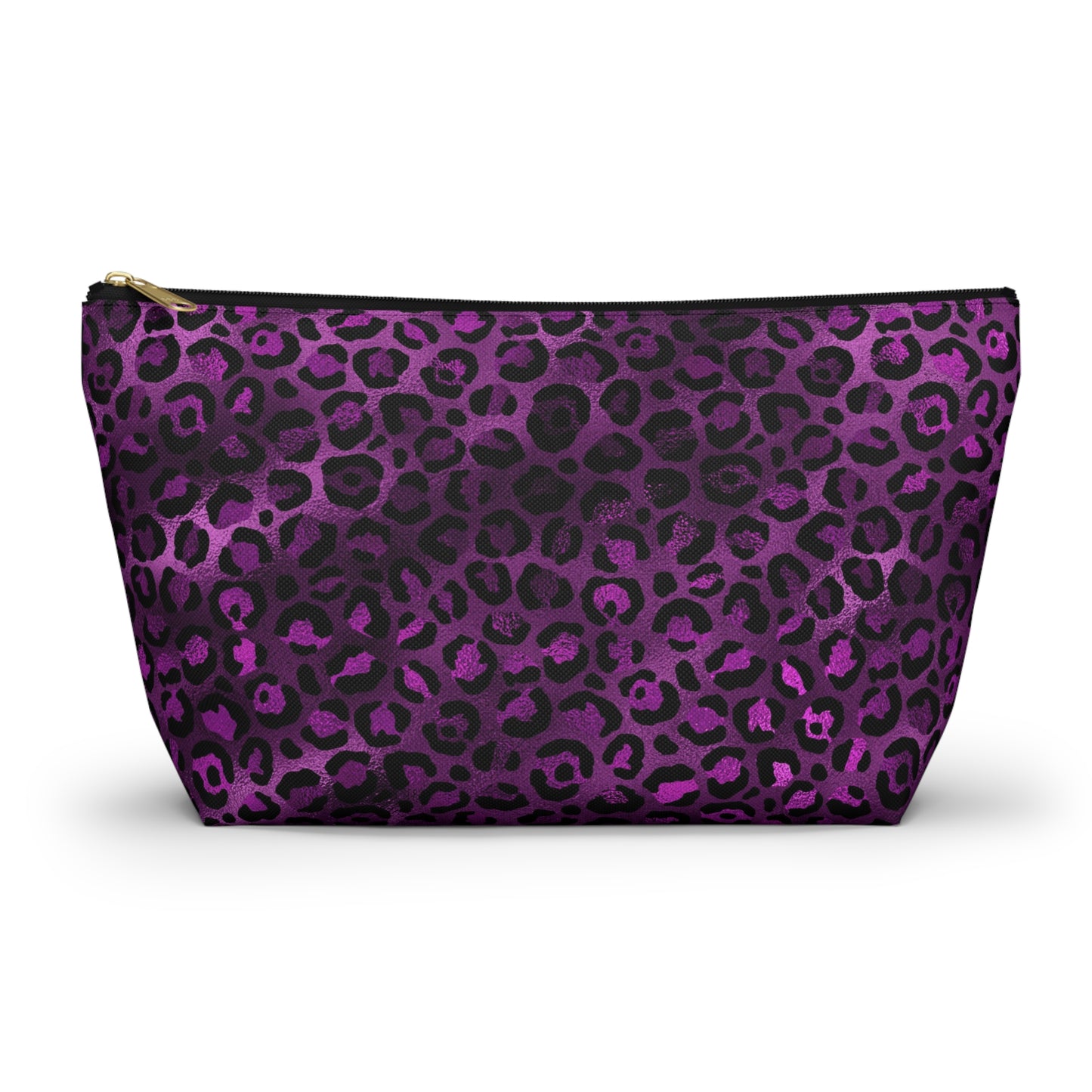 Purple Leopard Print Accessory Pouch - Makeup Bag, Travel Organizer, Pouch for Essentials, Cute Gifts for Her, Stylish Storage