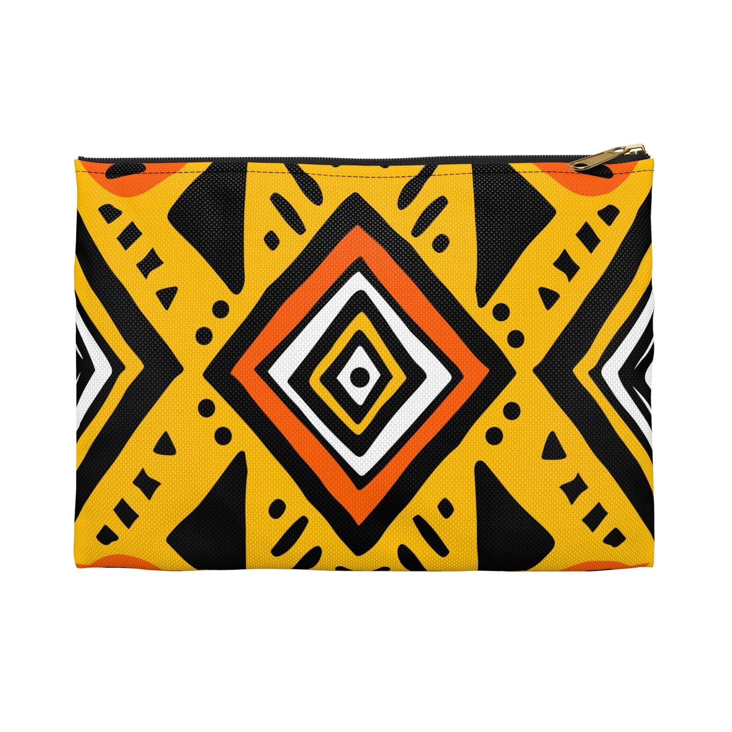 Vibrant African Print Accessory Pouch, Boho Style Cosmetic Bag, Ethnic Design Travel Organizer, Festival Gift, Handmade Clutch