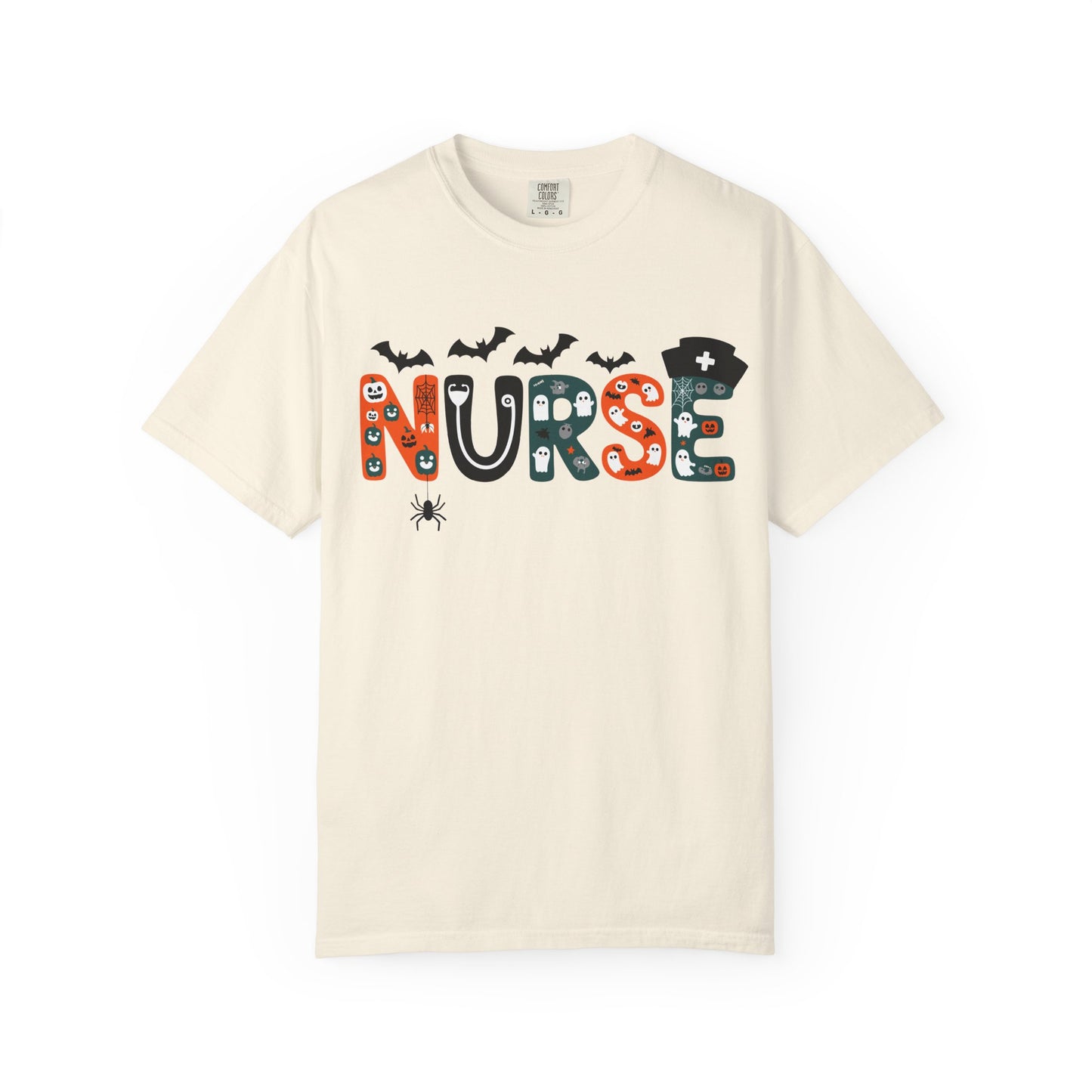 Halloween Nurse T-Shirt, Unisex Spooky Tee for Healthcare Workers, Cute Nurse Shirt, Fall Nurse Gift, Halloween Costume Top