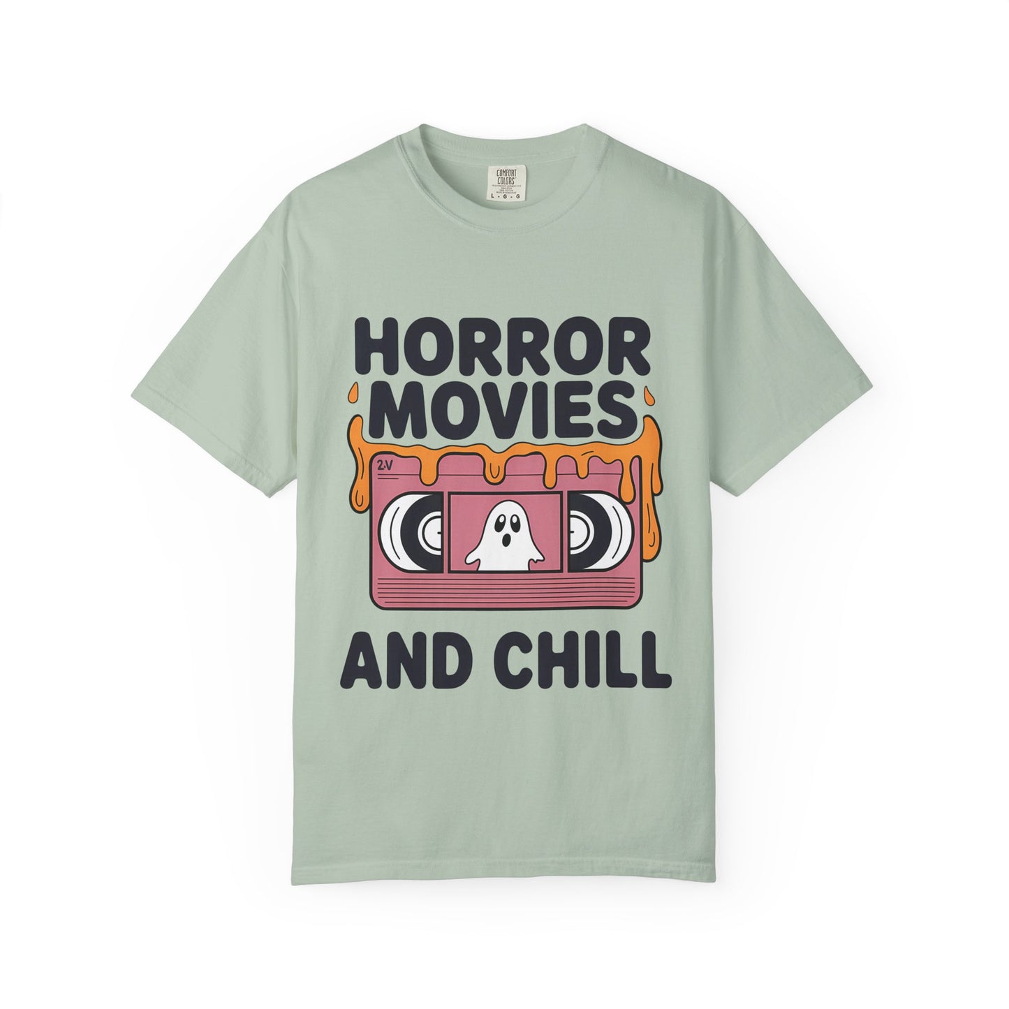 Horror Movies Chill T-Shirt - Perfect for Movie Nights, Halloween Parties, Gifts for Film Lovers, Unisex Tee