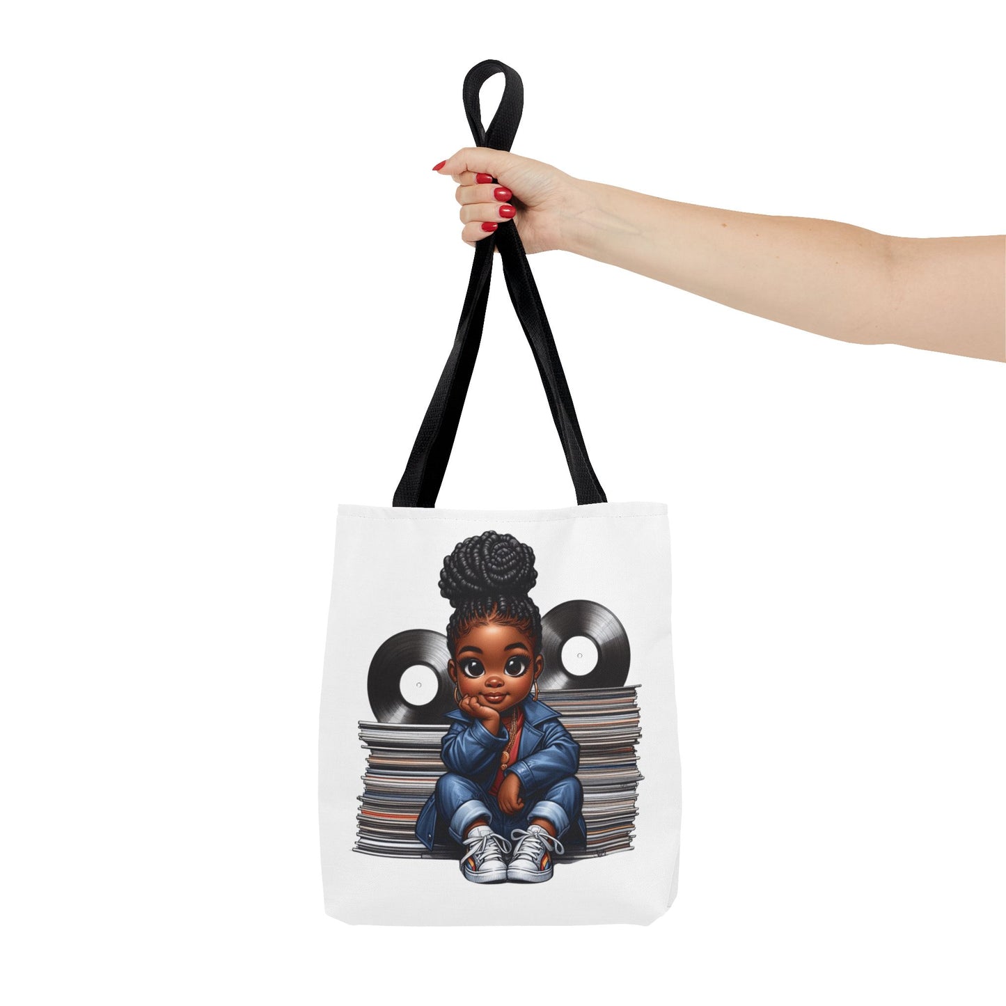 Vinyl Vibes Tote Bag - Perfect for Music Lovers, Record Enthusiasts, Gifts for Her, Shopping, and Everyday Use