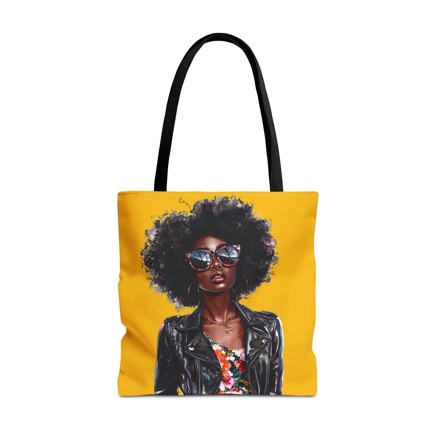 Chic African American Tote Bag, Fashionable Handbag, Eco-Friendly Shopper, Statement Bag, Gift for Her, Summer Accessory