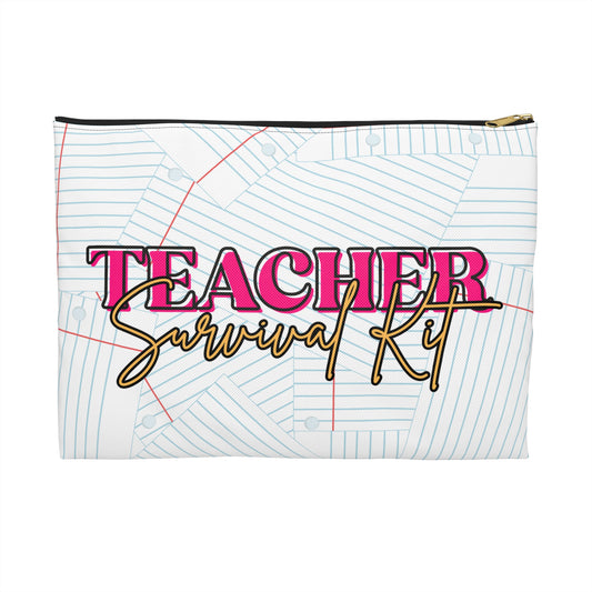 Study Vibes Accessory Pouch, Notebook Holder, Organizational Pouch, Gift for Students, School Supplies, Office Organizer