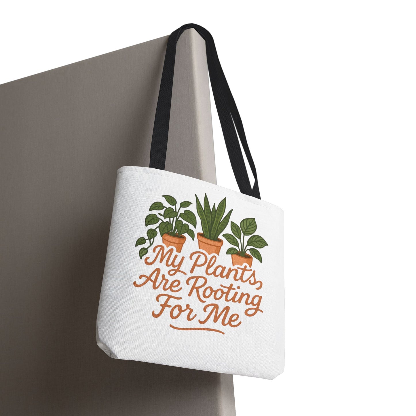 My Plants Are Rooting For Me Tote Bag, Eco-Friendly Gift, Gardening Tote, Plant Lover Bag, Sustainable Shopping