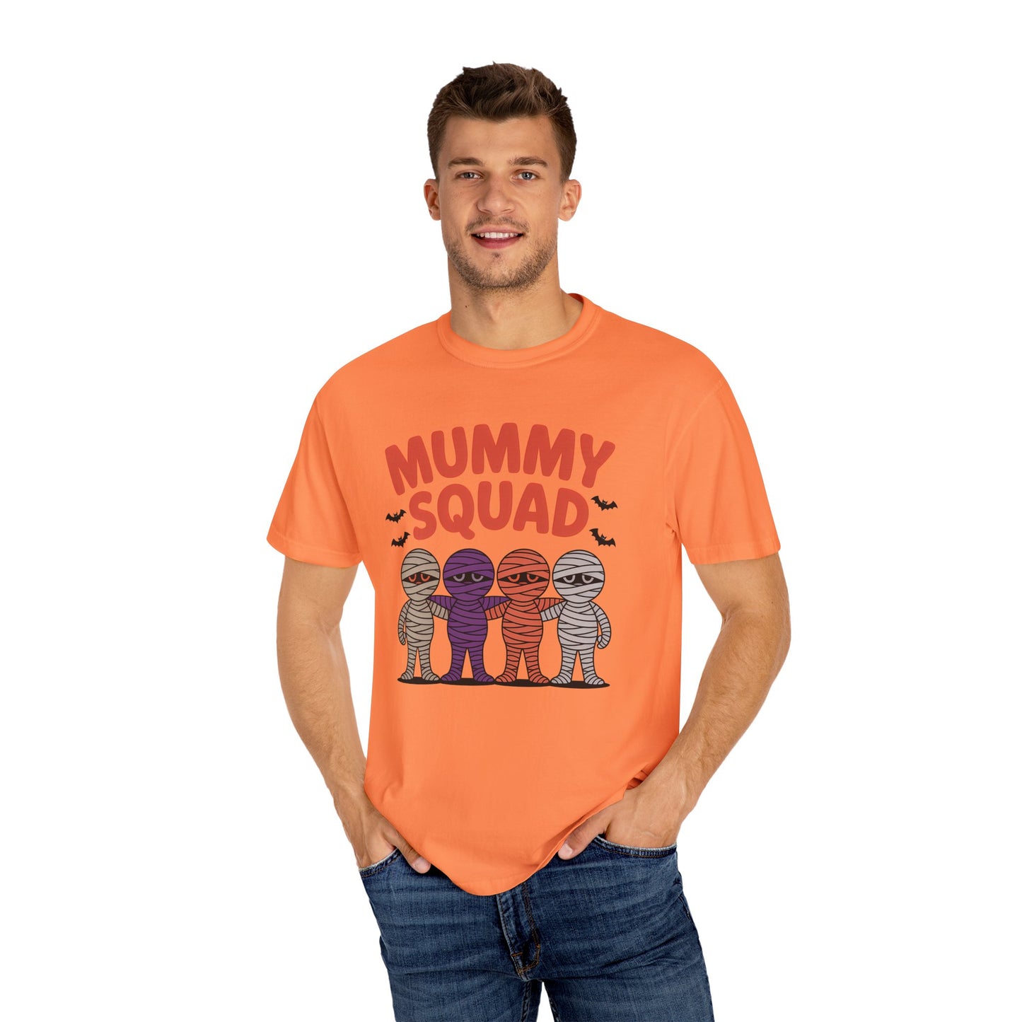 Mummy Squad Unisex T-shirt | Halloween Tee, Mummy Themed Shirt, Spooky Squad Shirt, Fall Festival Shirt, Fun Family Costume