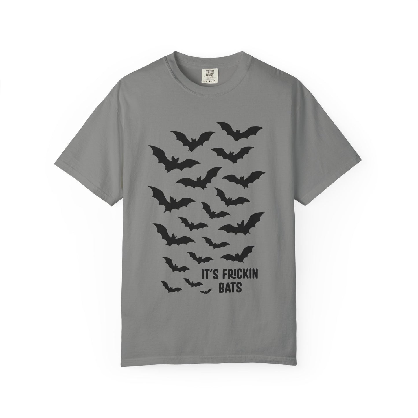 Bats T-Shirt | Unisex Garment-Dyed Tee, Halloween Apparel, Casual Wear, Gift for Bat Lovers, Unique Graphic Shirt