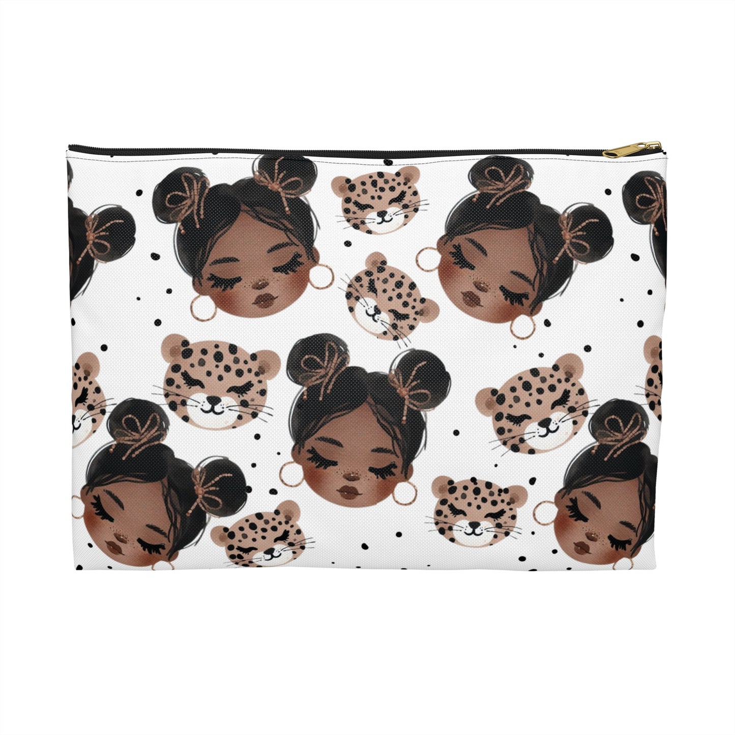 Sassy Safari Accessory Pouch - Cute Animal Print Bag, Makeup Organizer, Travel Essentials, Gift for Her, Wild Animal Lover