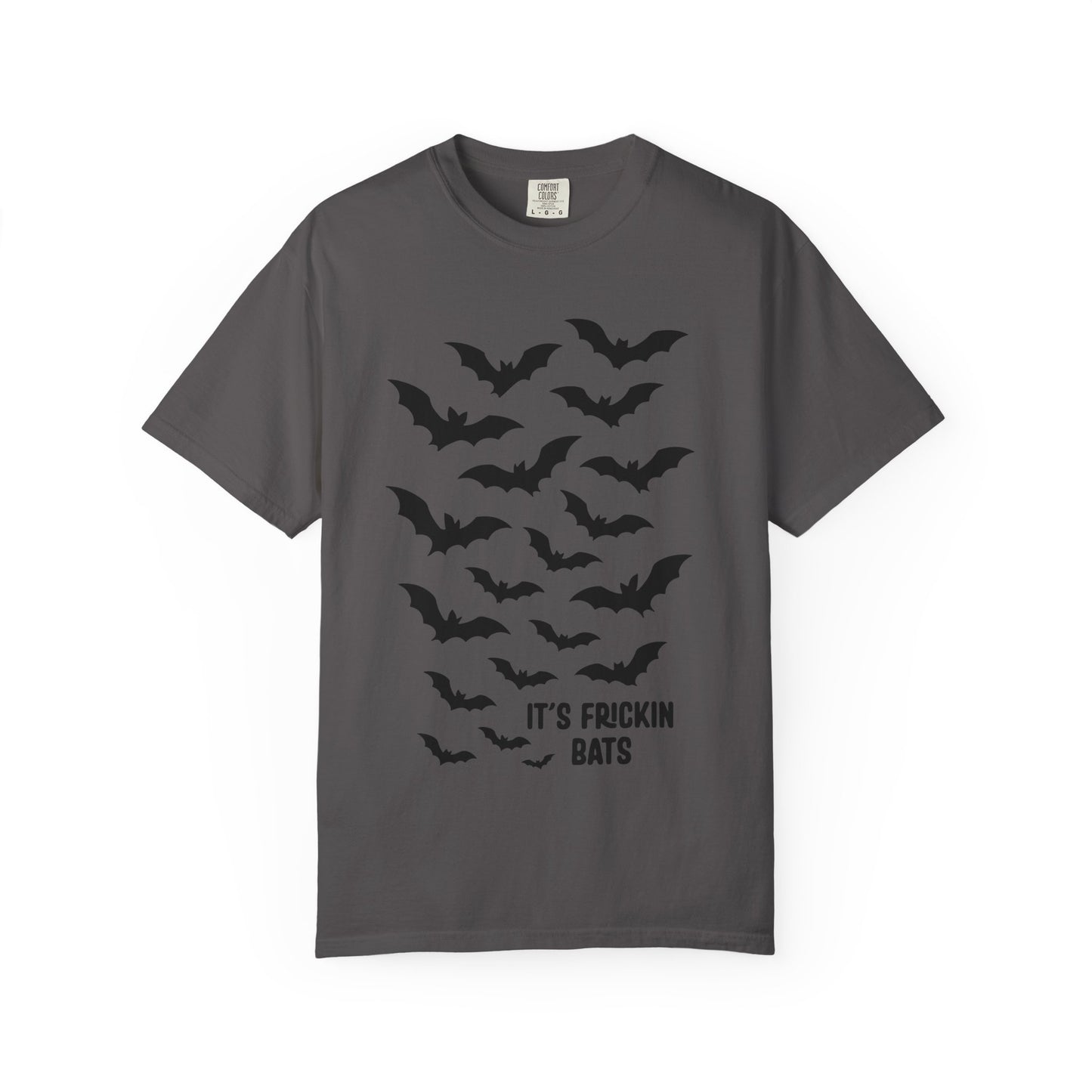 Bats T-Shirt | Unisex Garment-Dyed Tee, Halloween Apparel, Casual Wear, Gift for Bat Lovers, Unique Graphic Shirt
