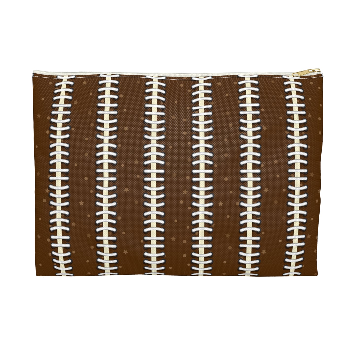 Football Themed Accessory Pouch, Sports Makeup Bag, Gifts for Sports Lovers, Travel Organizer, Game Day Essentials