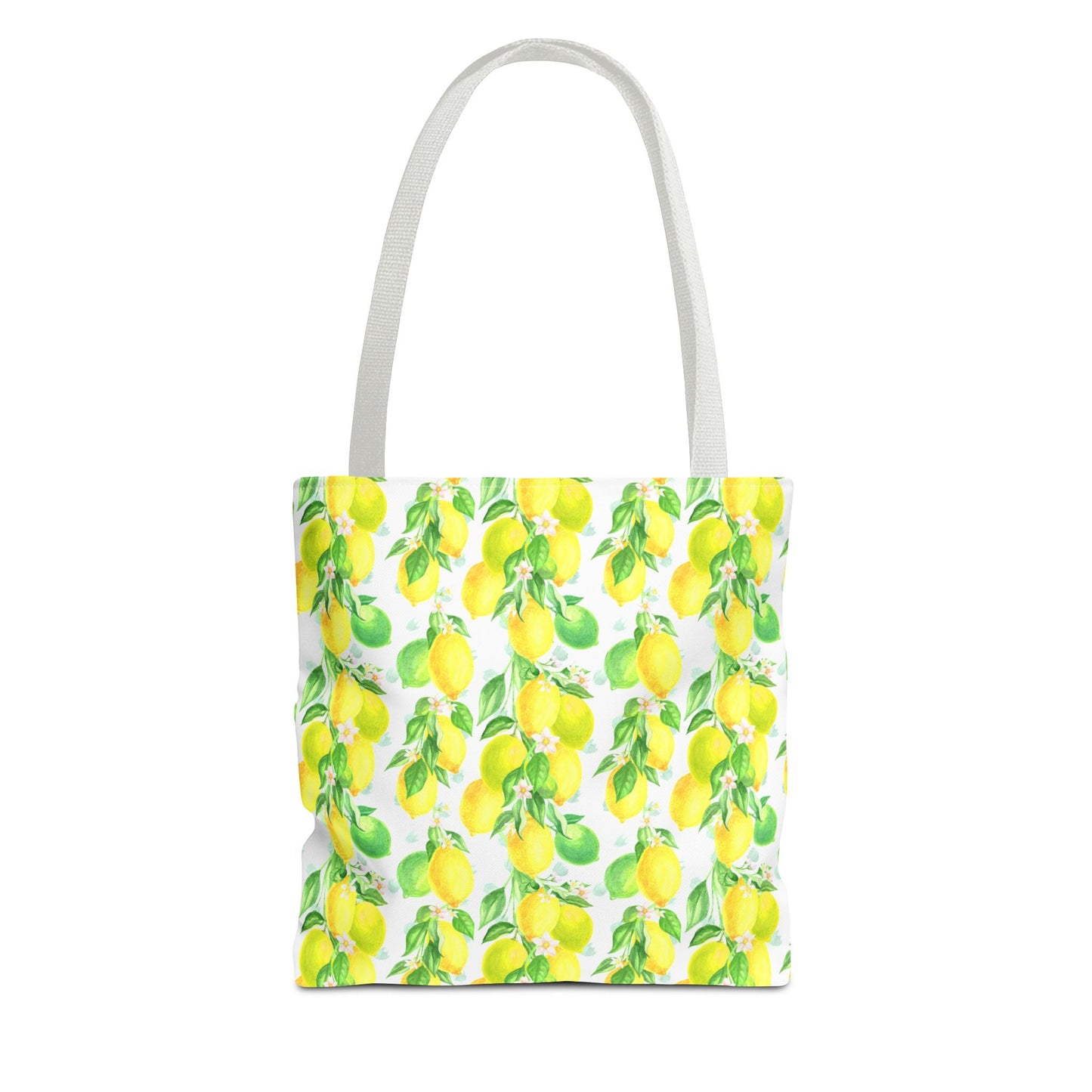 Bright Lemon Pattern Tote Bag - Eco-Friendly Shopping Bag, Summer Essentials, Gift for Her, Beach Bag, Reusable Grocery Bag