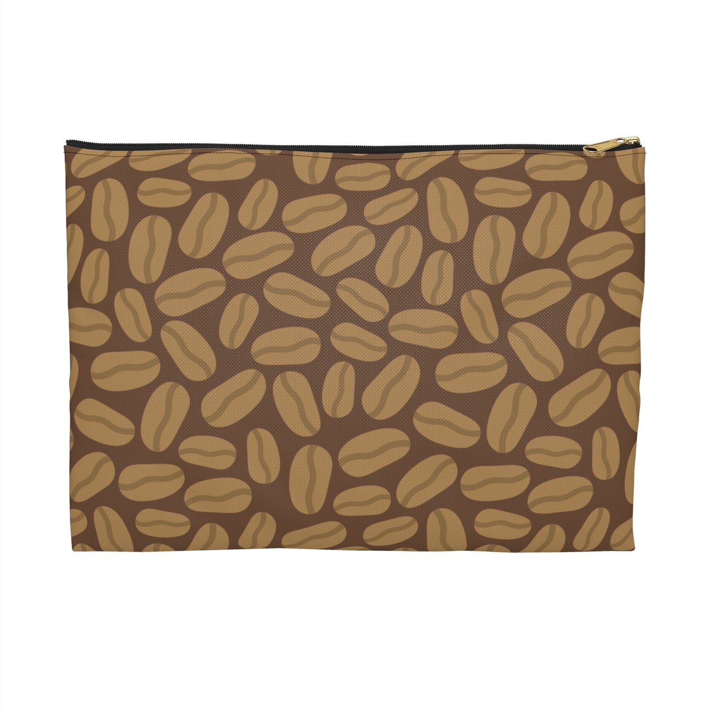 Coffee Bean Accessory Pouch – Perfect Gift for Coffee Lovers, Makeup Bag, Travel Organizer, Festival Essentials, Eco-Friendly Storage