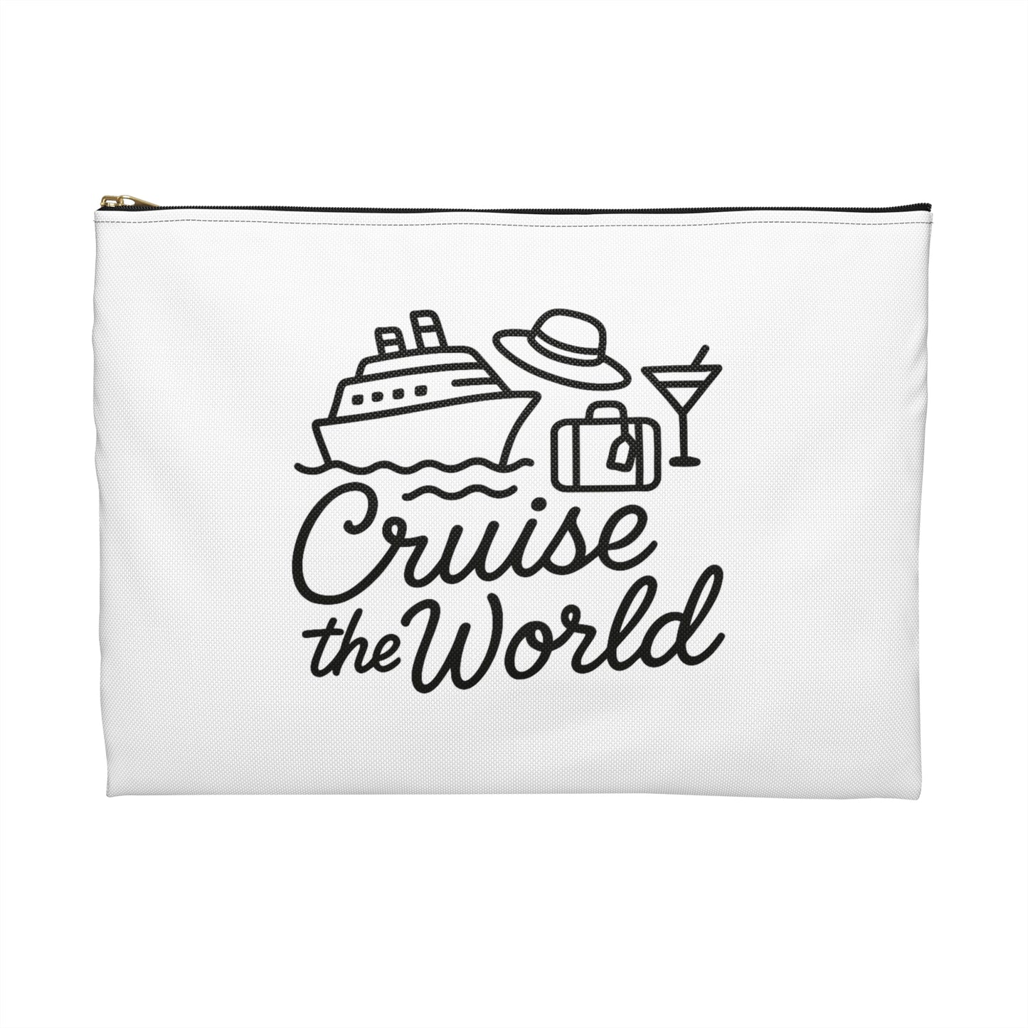 Cruise Travel Accessory Pouch - Vacation Storage Bag, Cosmetic Organizer, Cruise Gift, Beach Essentials, Travel Accessories