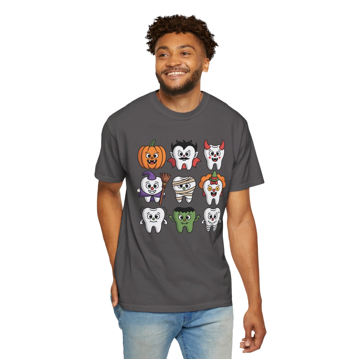 Halloween Funny Graphic T-shirt, Unisex Tee for Kids and Adults, Cute Halloween Costume Shirt, Spooky Gift Idea, Festive Wear