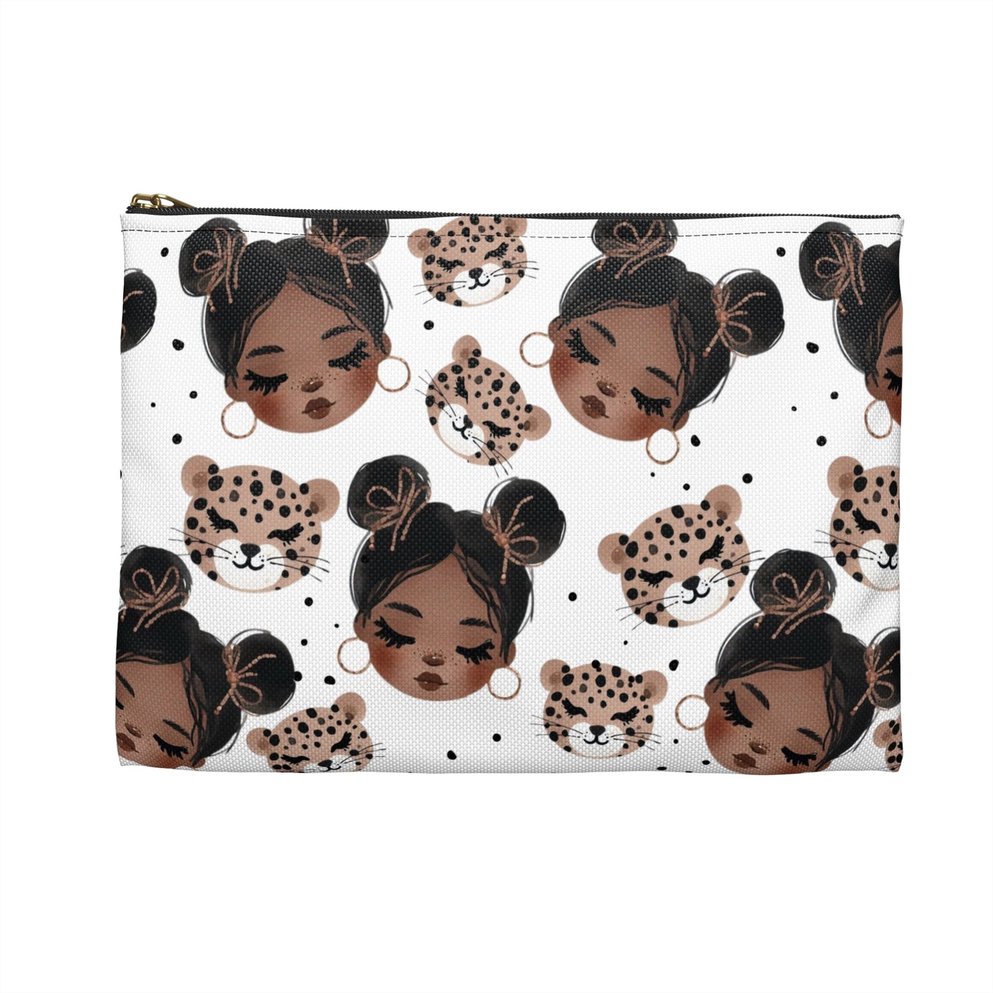 Sassy Safari Accessory Pouch - Cute Animal Print Bag, Makeup Organizer, Travel Essentials, Gift for Her, Wild Animal Lover