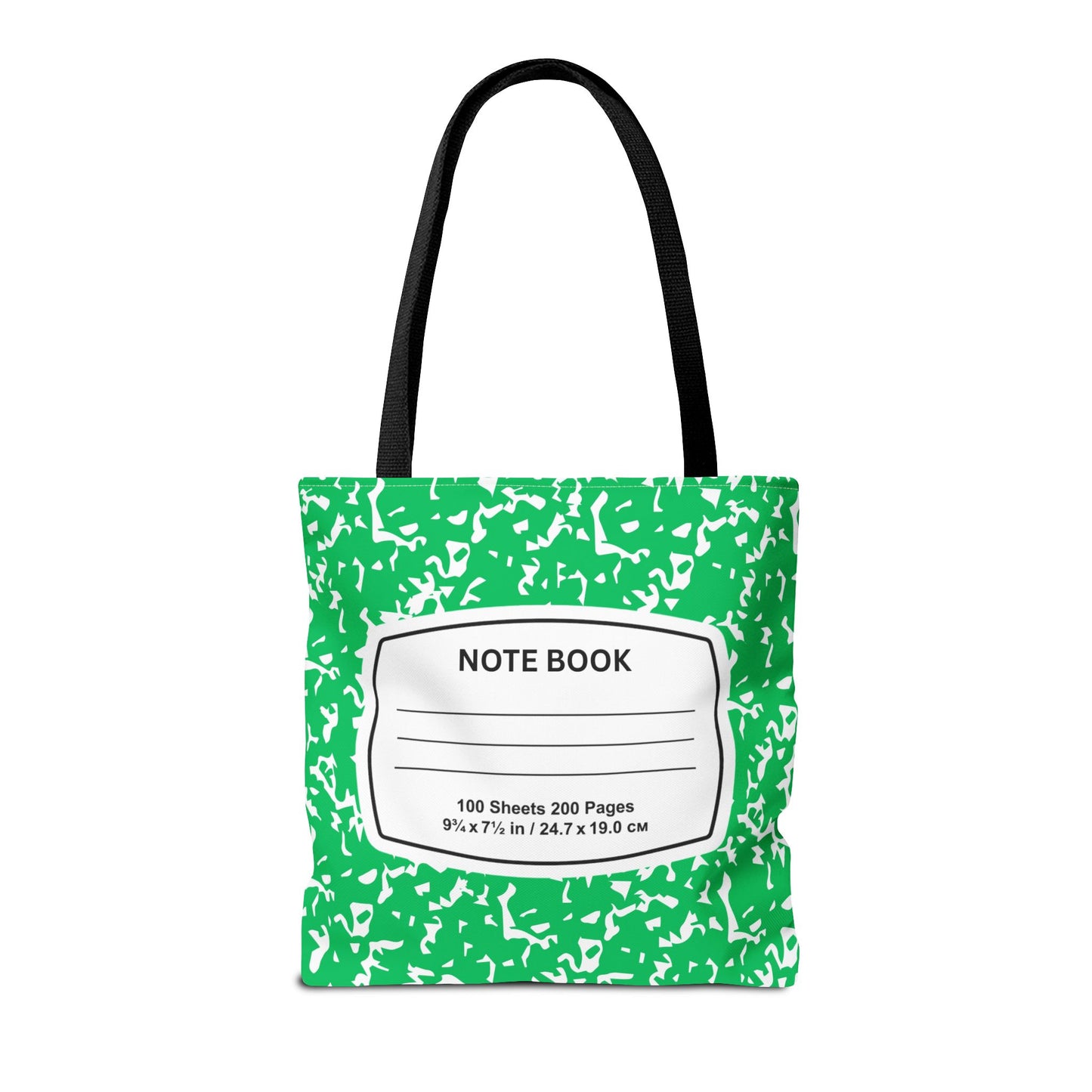 Teacher Tote Bag, School Bag, Back-to-School Accessory, Teacher Gift, Stylish Notebook Tote, Fashionable Classroom Essential, Green