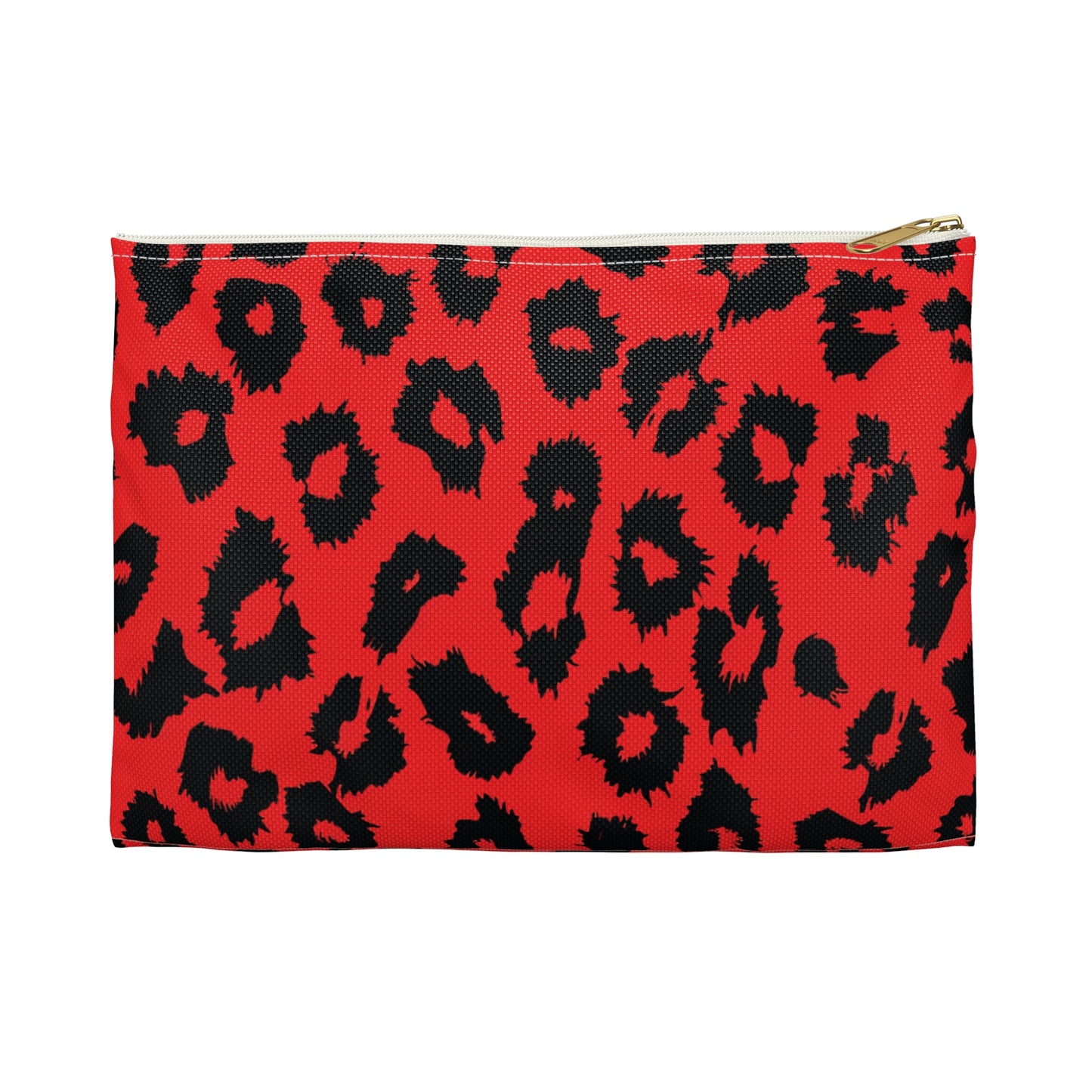 Bold Leopard Print Accessory Pouch, Makeup Bag, Travel Organizer, Clutch, Pencil Case, Gift for Her