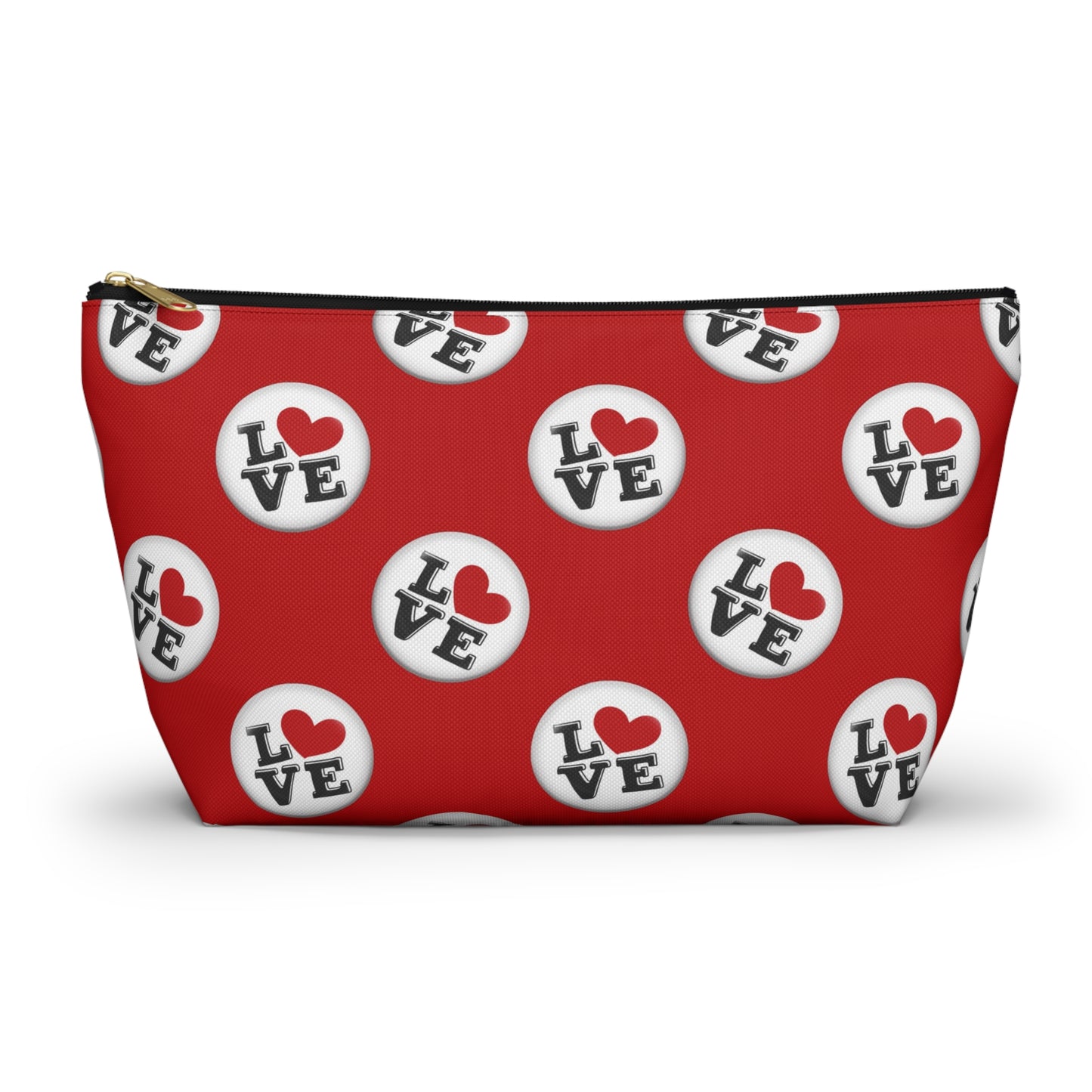 Love-Themed Accessory Pouch, Fun Makeup Bag, Perfect Gift for Valentine's Day, Wedding, Party Favors, Travel Organizer