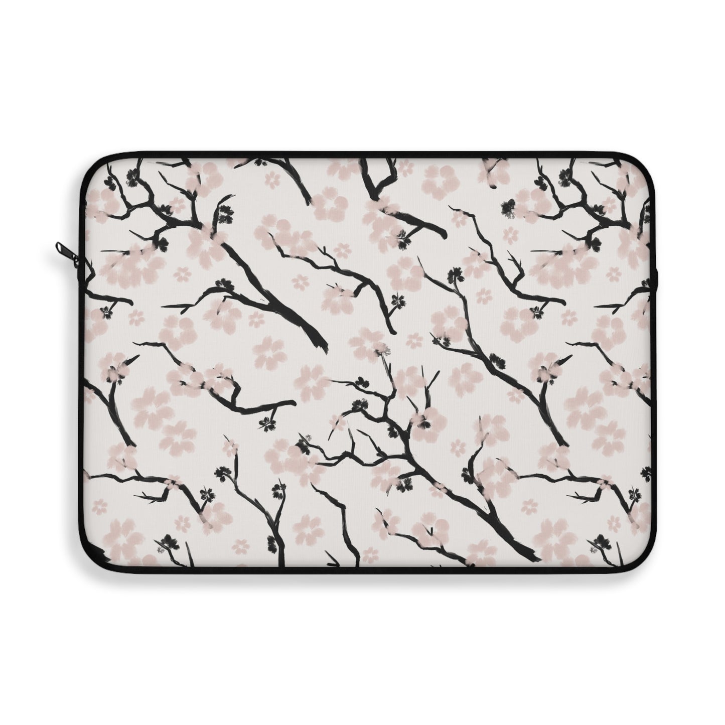 Cherry Blossom Laptop Sleeve | Floral Tech Case, Spring Gift, Computer Cover, Stylish Protection, Nature Inspired Design