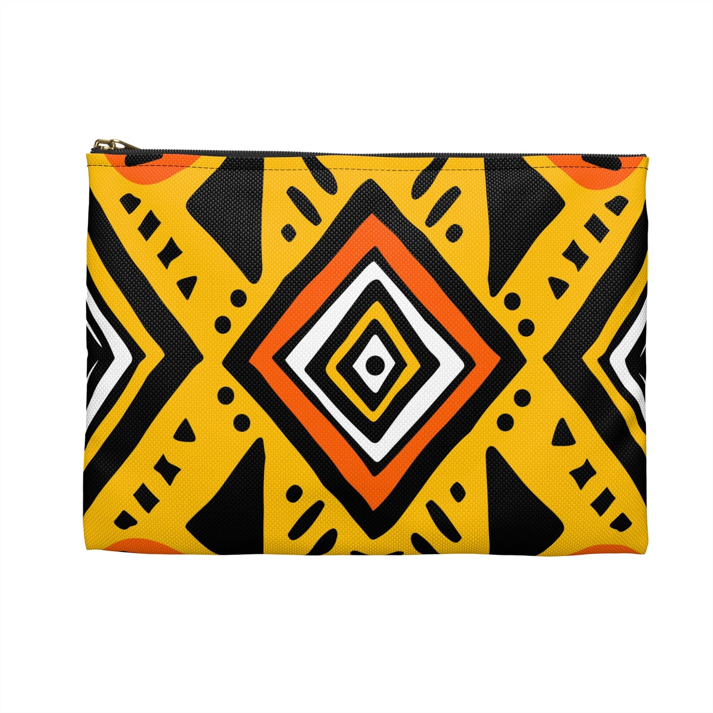Vibrant African Print Accessory Pouch, Boho Style Cosmetic Bag, Ethnic Design Travel Organizer, Festival Gift, Handmade Clutch