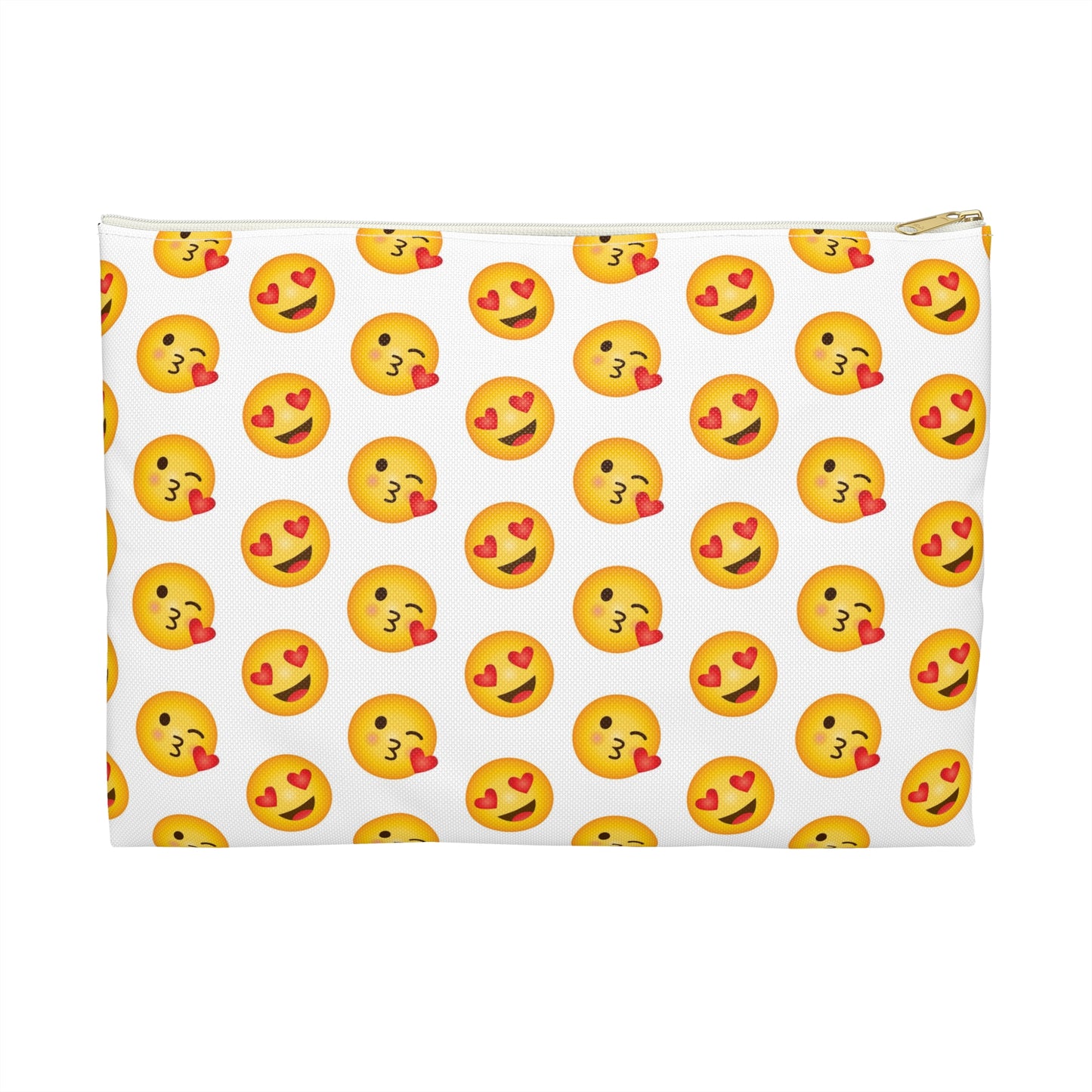 Cute Emoji Accessory Pouch, Fun Makeup Bag, Travel Organizer, Gift for Friends, School Supplies, Adorable Storage