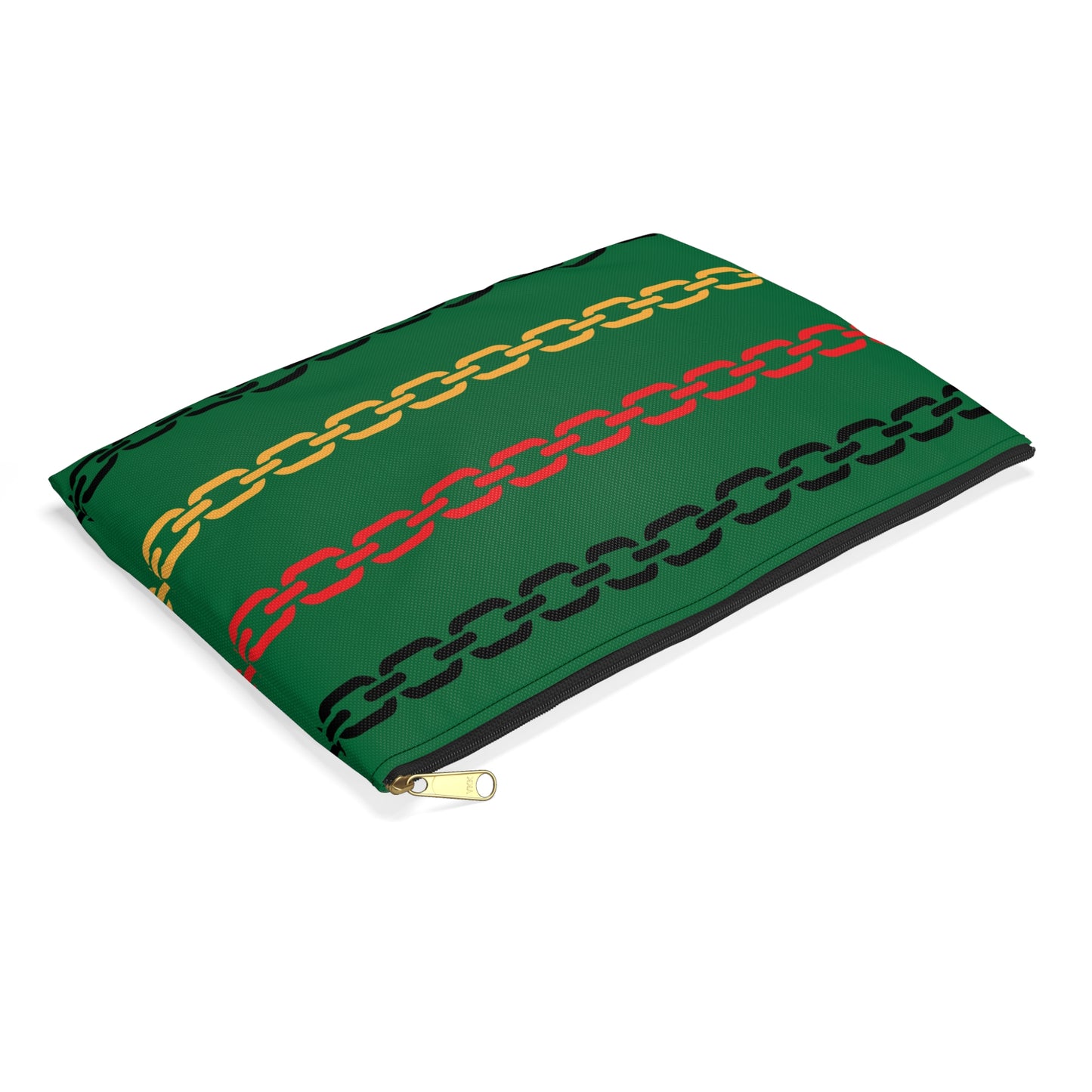 Rasta Vibes Accessory Pouch, Bohemian Makeup Bag, Ethnic Travel Case, Festival Essentials Kit, Gift for Music Lovers