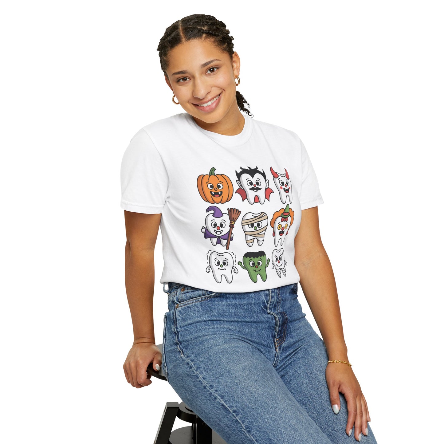 Halloween Funny Graphic T-shirt, Unisex Tee for Kids and Adults, Cute Halloween Costume Shirt, Spooky Gift Idea, Festive Wear