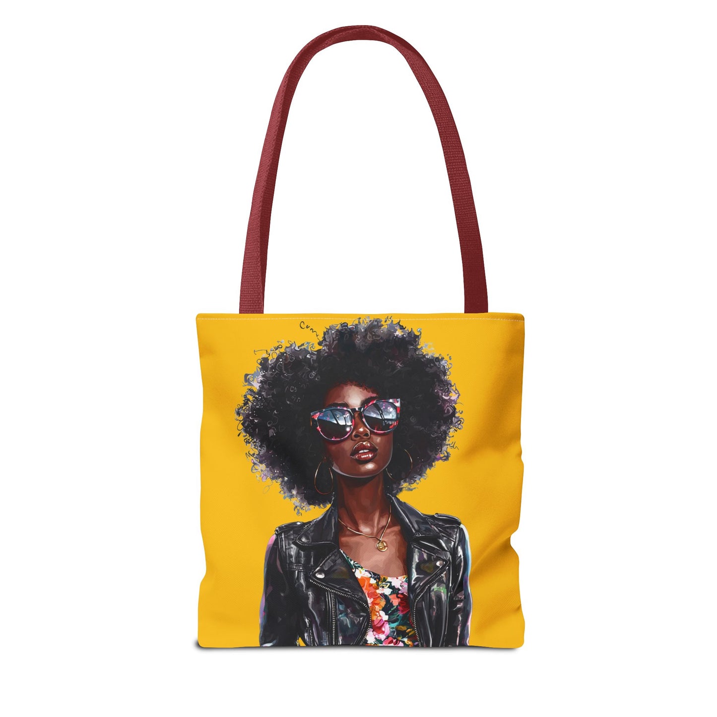Chic African American Tote Bag, Fashionable Handbag, Eco-Friendly Shopper, Statement Bag, Gift for Her, Summer Accessory