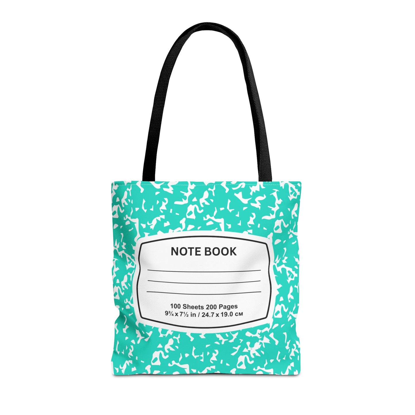 Teacher Tote Bag, School Bag, Back-to-School Accessory, Teacher Gift, Stylish Notebook Tote, Fashionable Classroom Essential, Teal