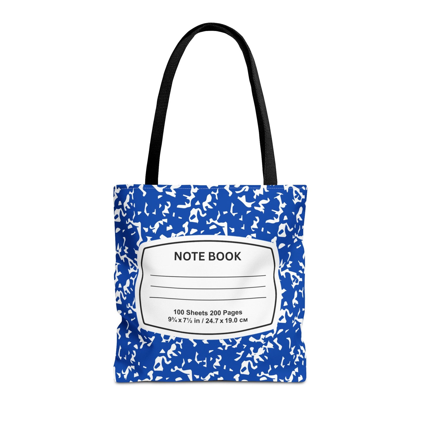 Teacher Tote Bag, School Bag, Back-to-School Accessory, Teacher Gift, Stylish Notebook Tote, Fashionable Classroom Essential, Blue