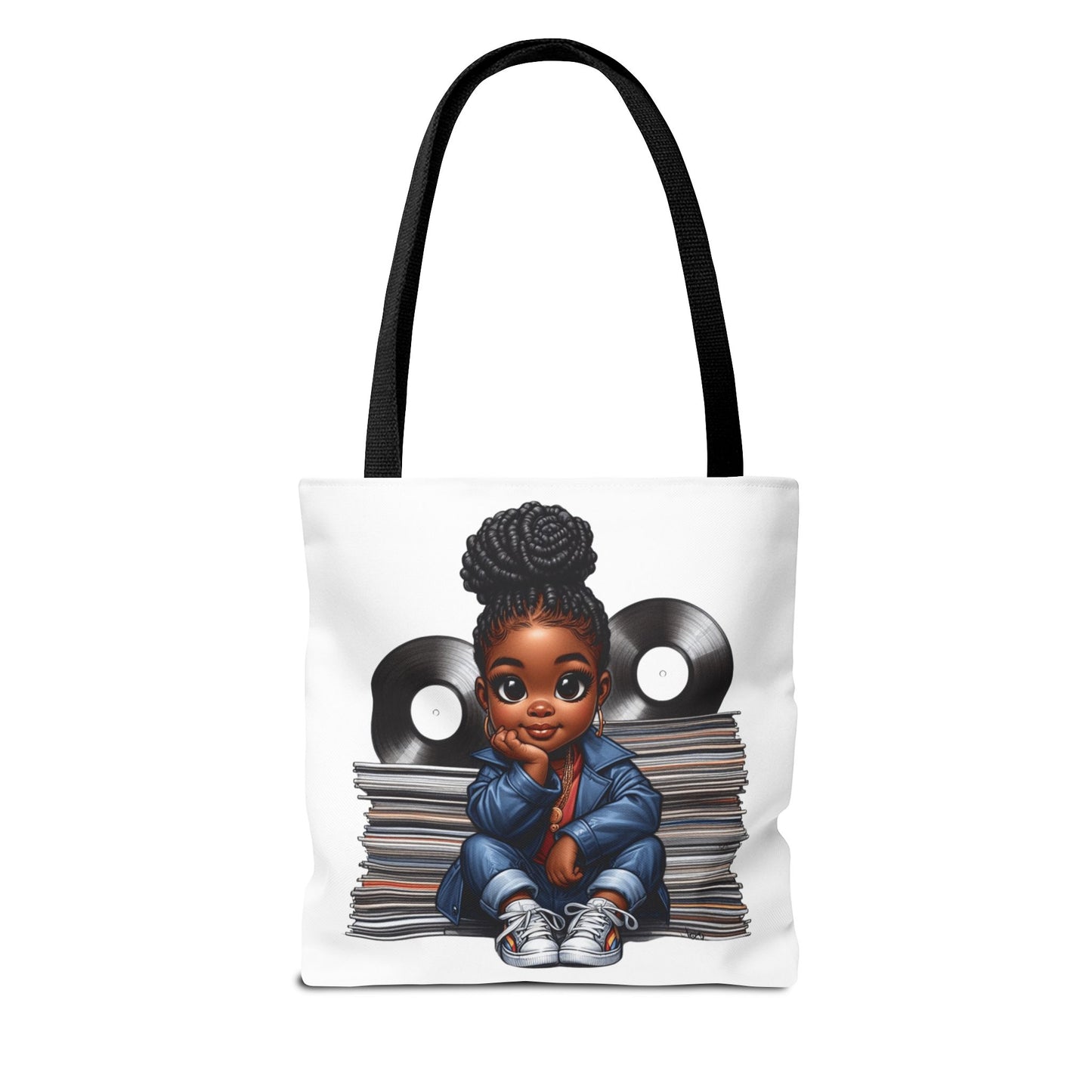 Vinyl Vibes Tote Bag - Perfect for Music Lovers, Record Enthusiasts, Gifts for Her, Shopping, and Everyday Use