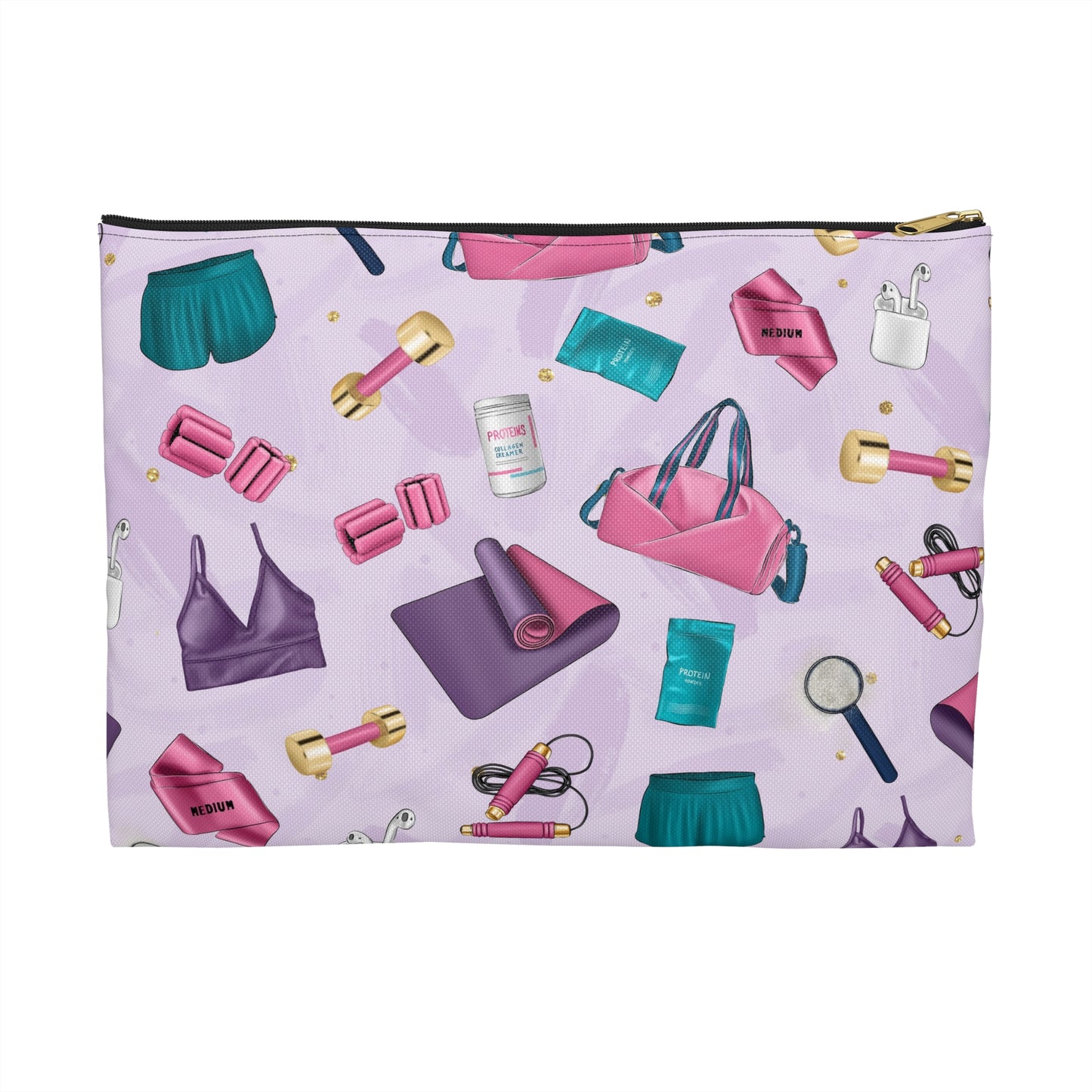 Fitness Accessory Pouch, Gym Essentials Bag, Workout Organizer, Exercise Gift, Yoga Accessory Tote, Sports Makeup Pouch