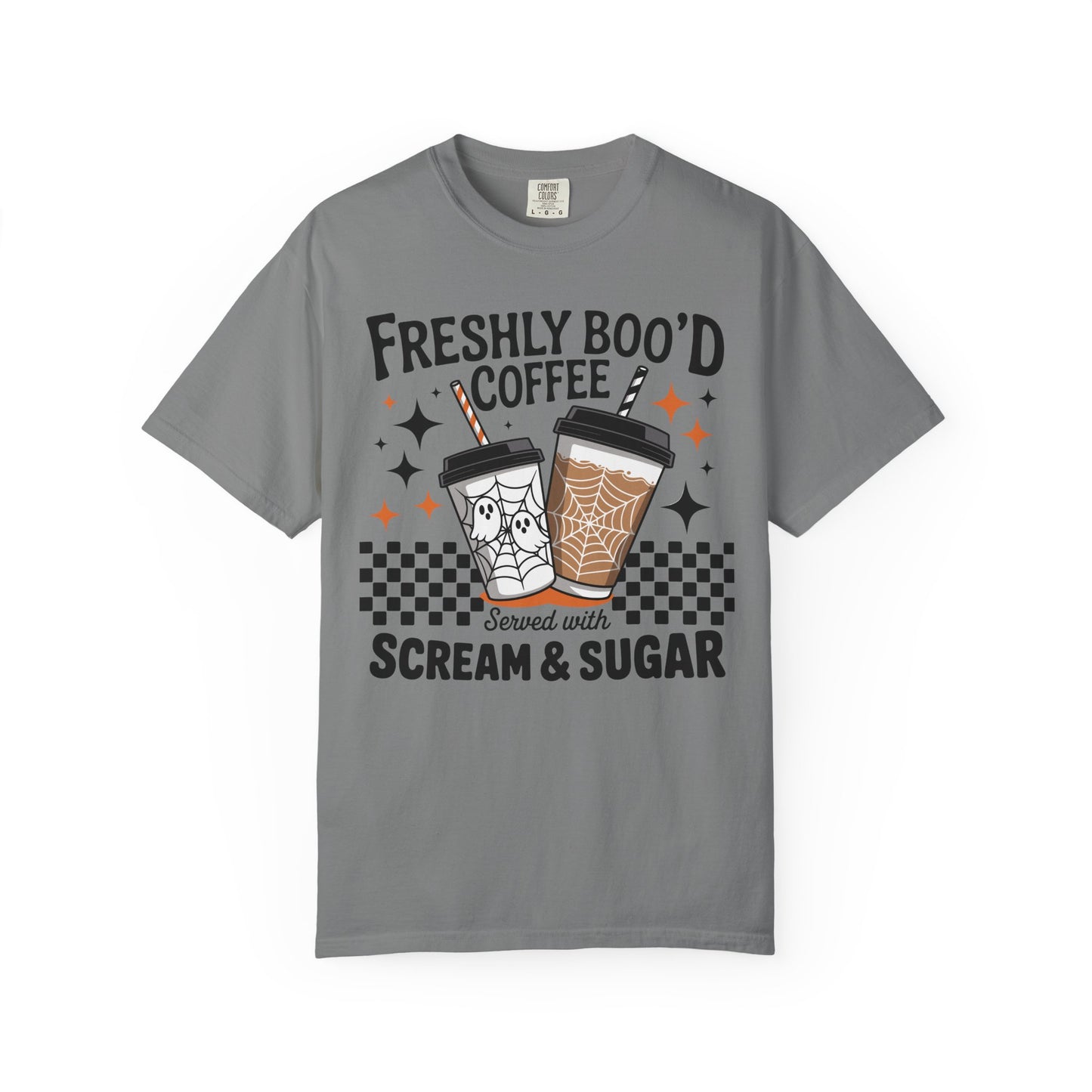 Spooky Vibes Coffee T-shirt, Halloween Gift, Unisex Tee, Fall Fashion, Casual Comfortable Wear, Fun Holiday Top