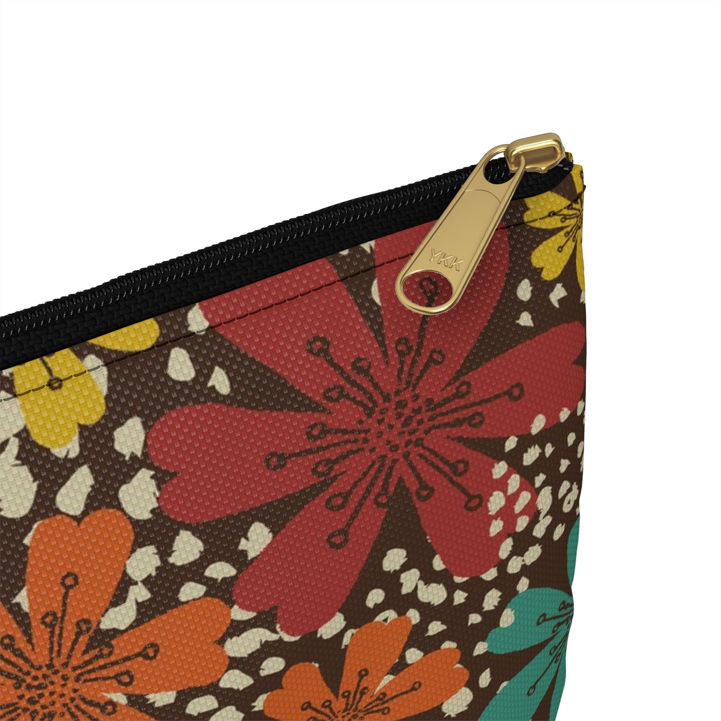 Vibrant Floral Accessory Pouch, Organizer Bag for Travel, Makeup, Gifts, Summer Vibes, Boho Style